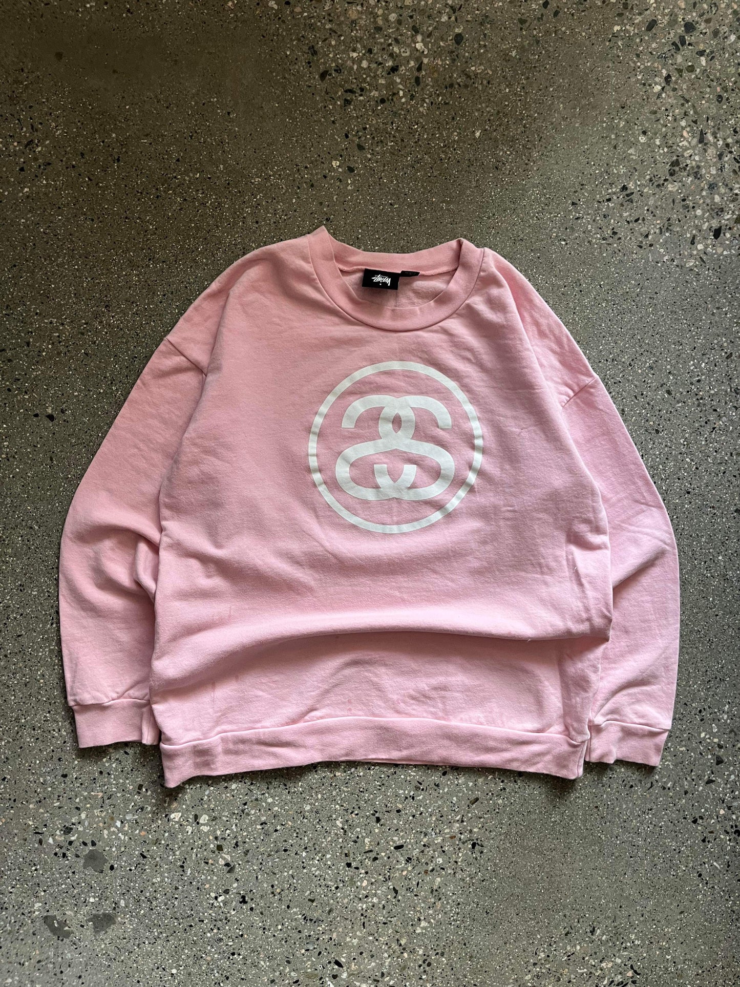 (S) Stussy Pink Crewneck