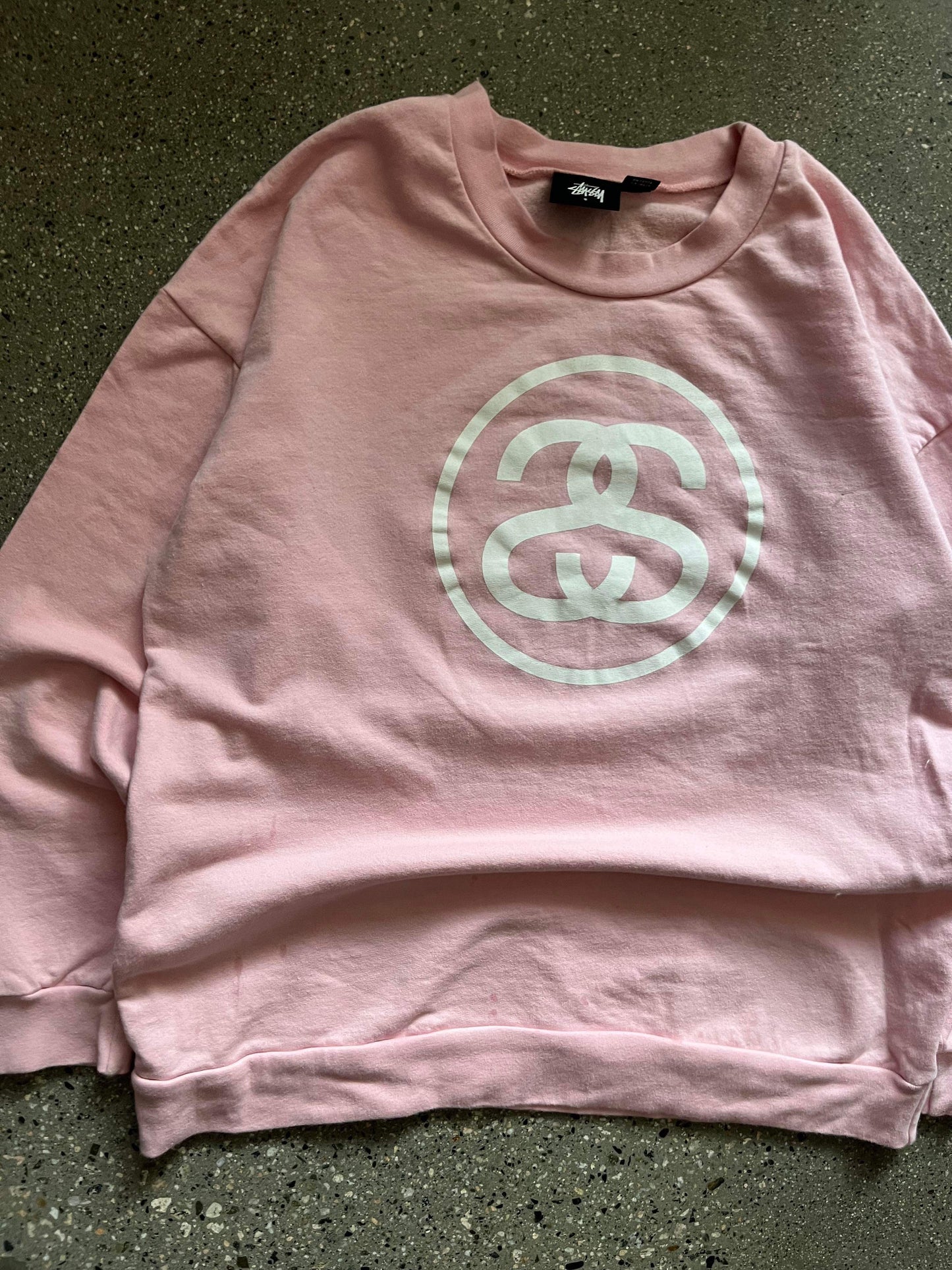 (S) Stussy Pink Crewneck