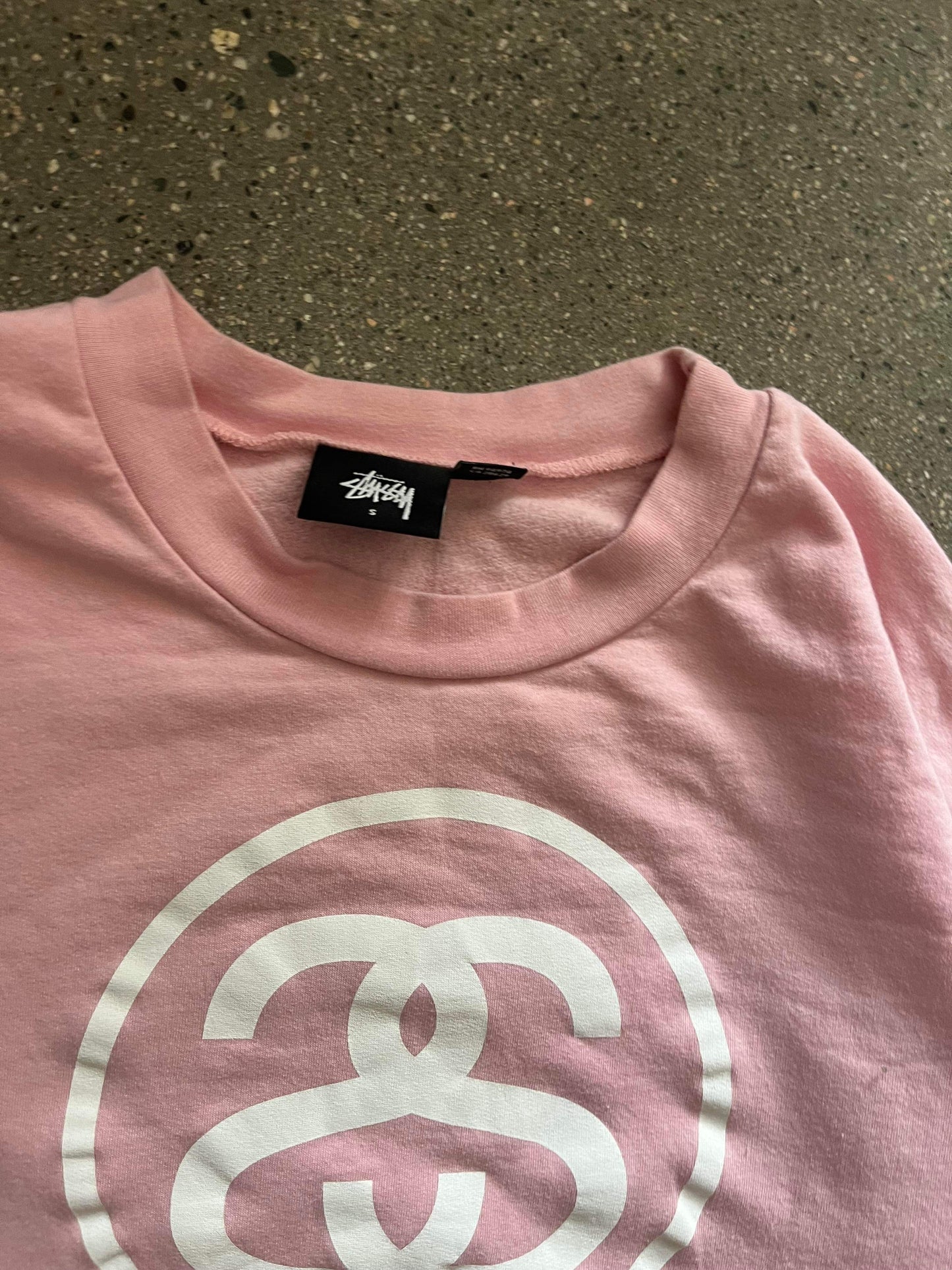 (S) Stussy Pink Crewneck