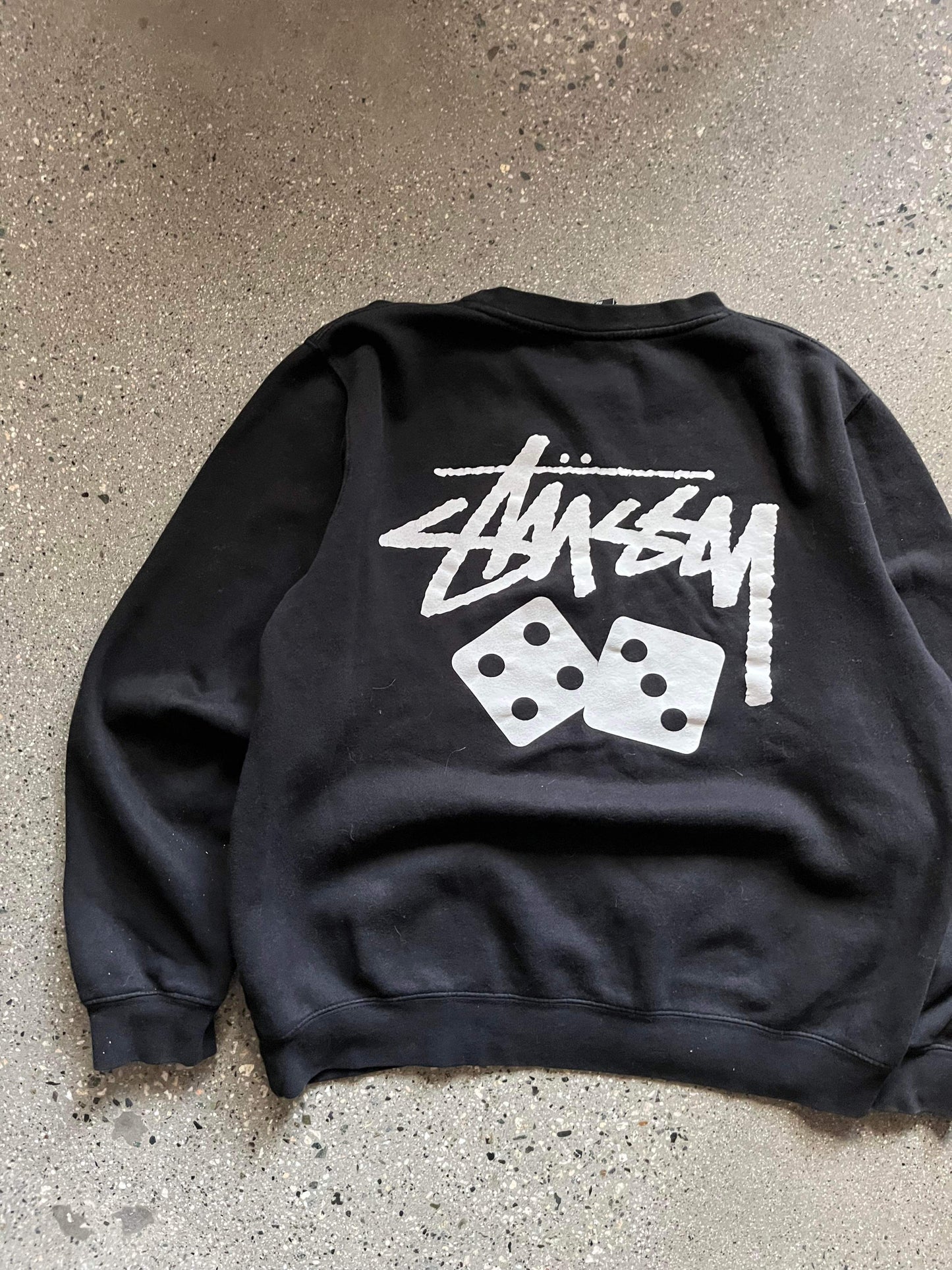 (M) Stussy Dominos Crewneck