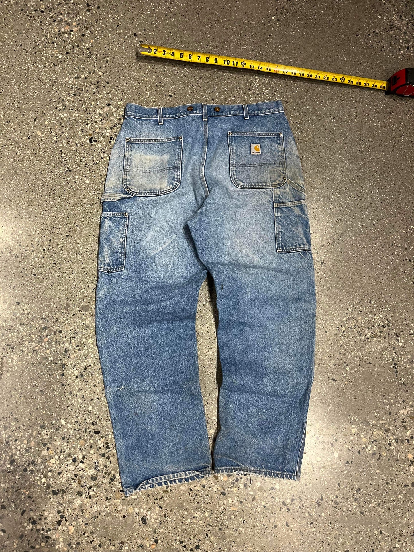 (36”) Carhartt Doubleknee Denim Distressed