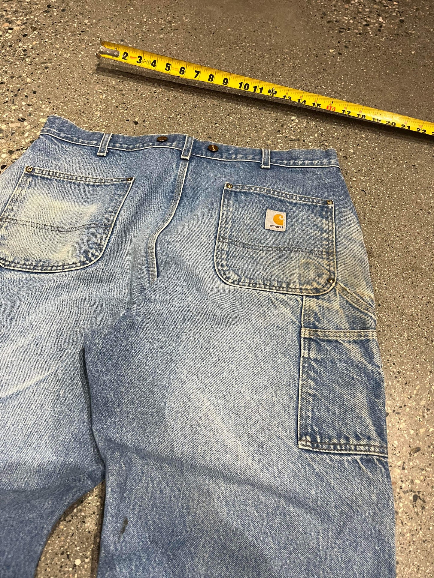 (36”) Carhartt Doubleknee Denim Distressed