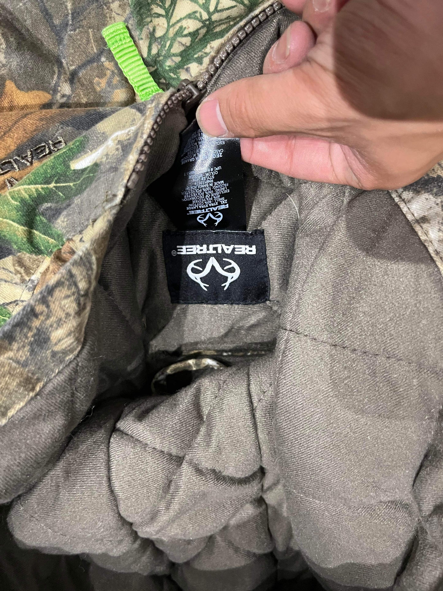 (S) Real Tree Hooded Jacket