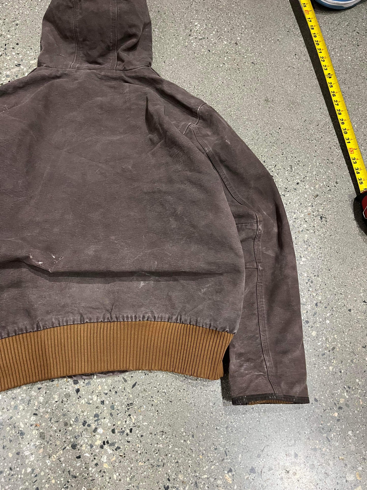 (L) Carhartt Brown Hooded Jacket