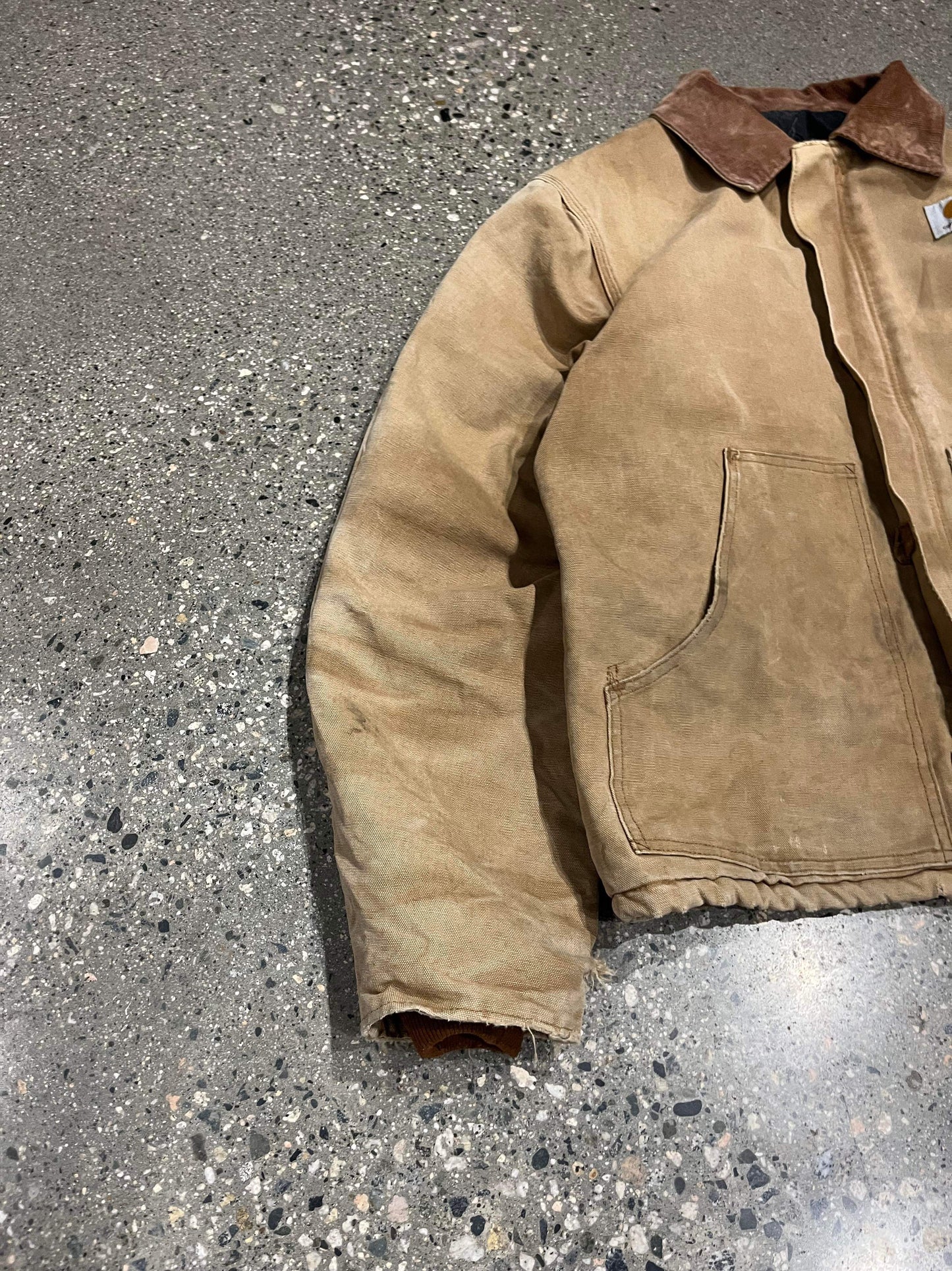 (L) Vintage Carhartt Hybrid Chore Detroit Jacket