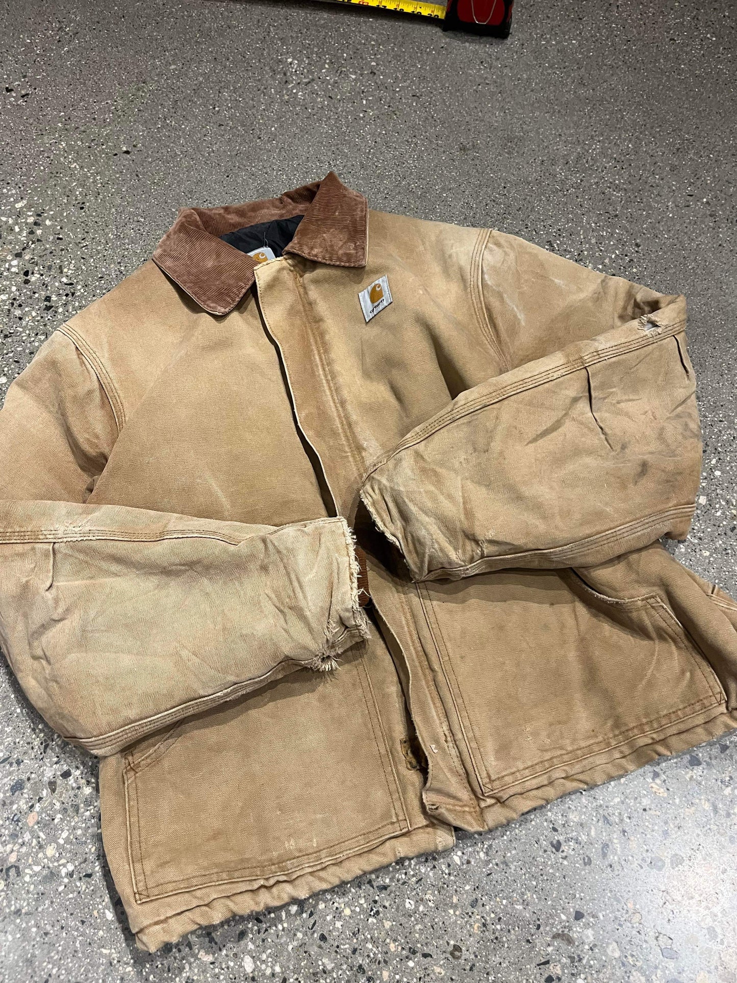 (L) Vintage Carhartt Hybrid Chore Detroit Jacket