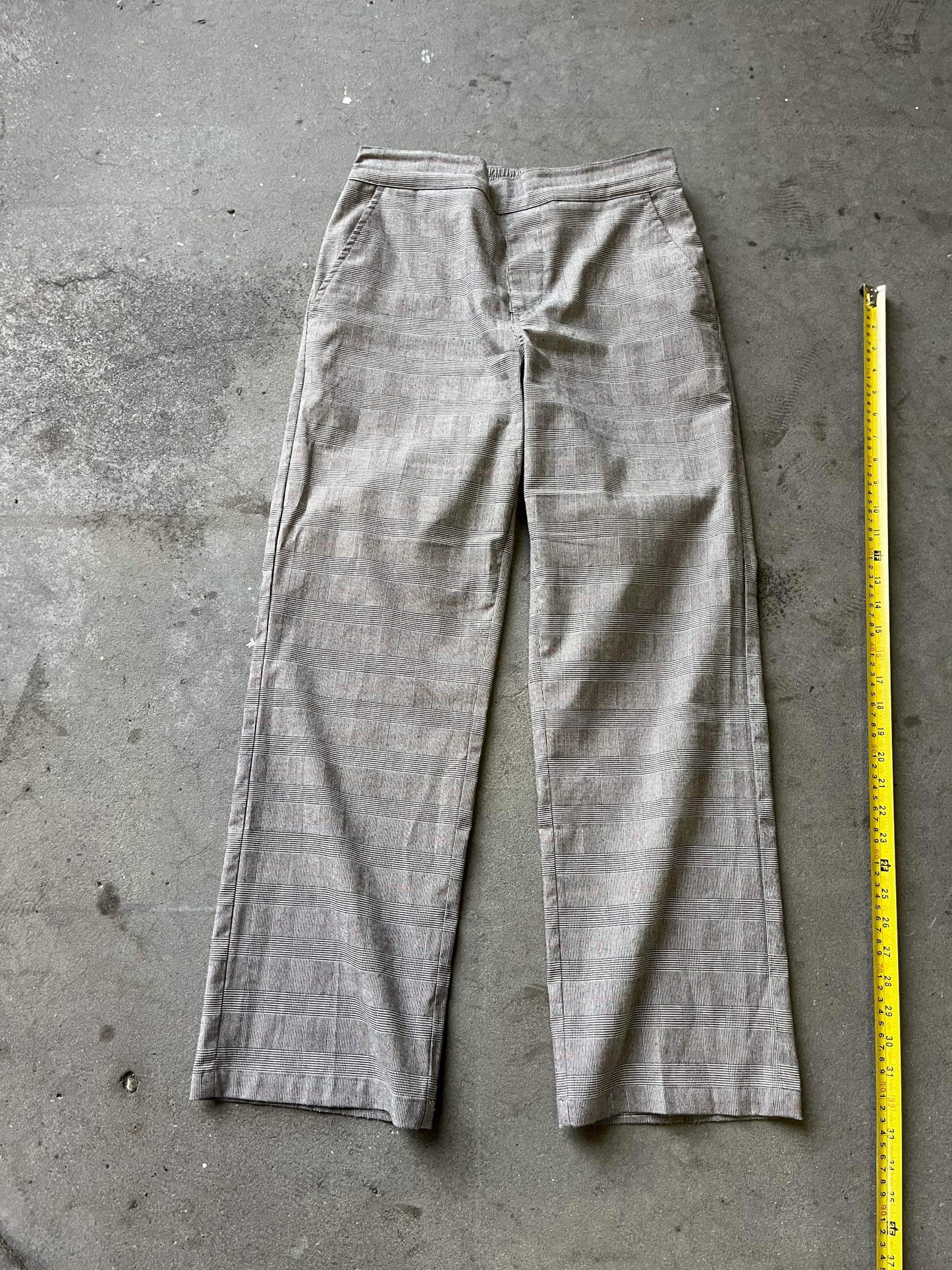 (S) Stussy Plaid Straight Leg Pants