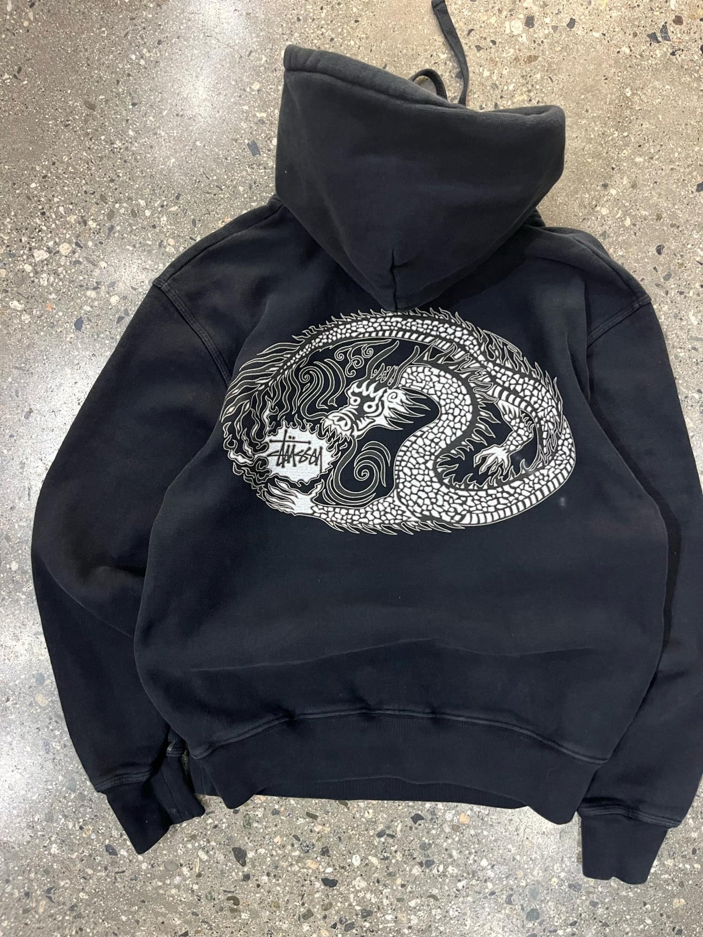 (S) Stussy Doublesided Dragon Hoodie