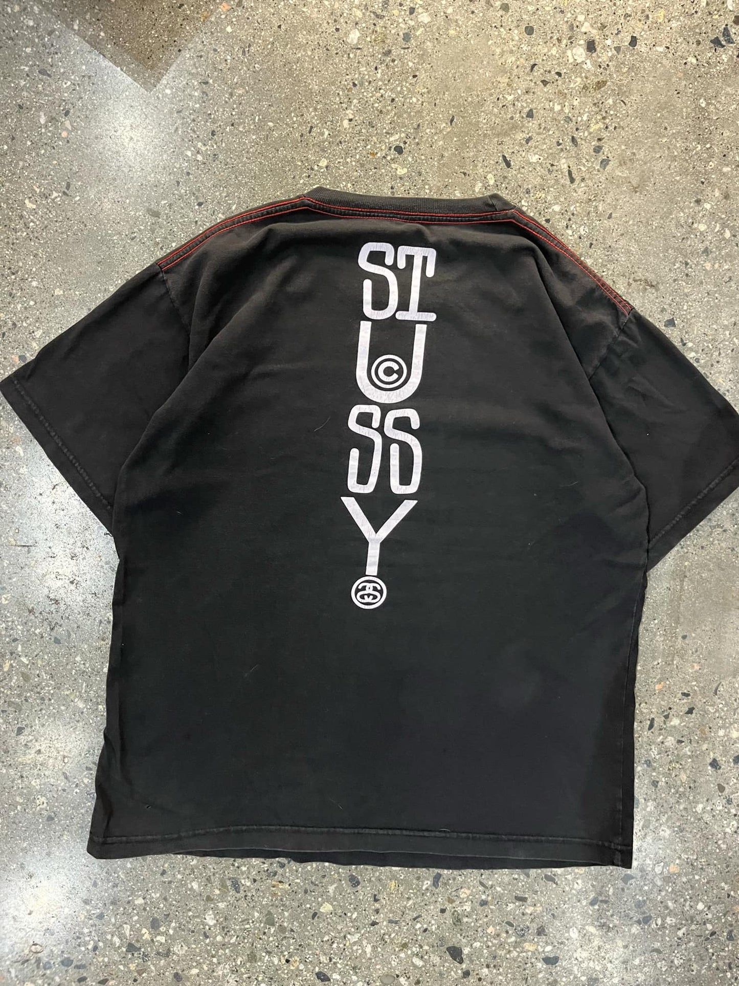 (L/XL) Doublesided Stussy Script LS