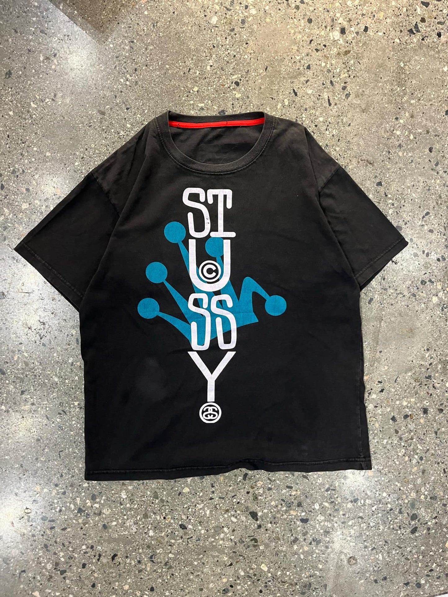 (L/XL) Doublesided Stussy Script LS