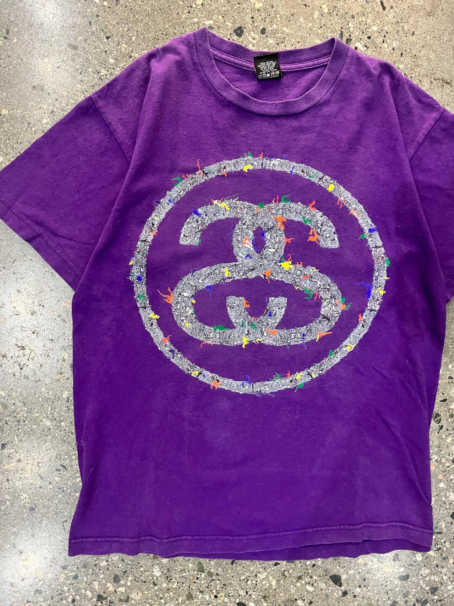 (M) Mid 2000s Stussy Purple Tee