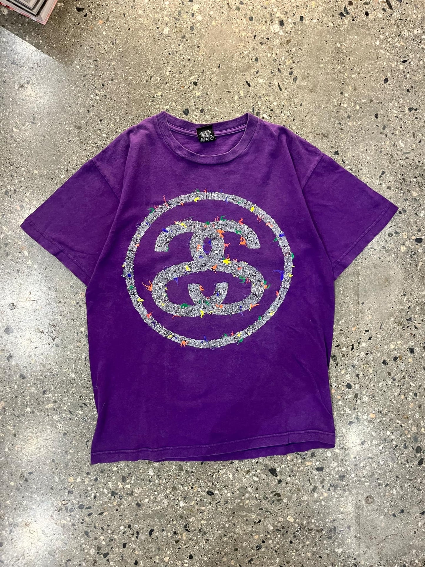 (M) Mid 2000s Stussy Purple Tee