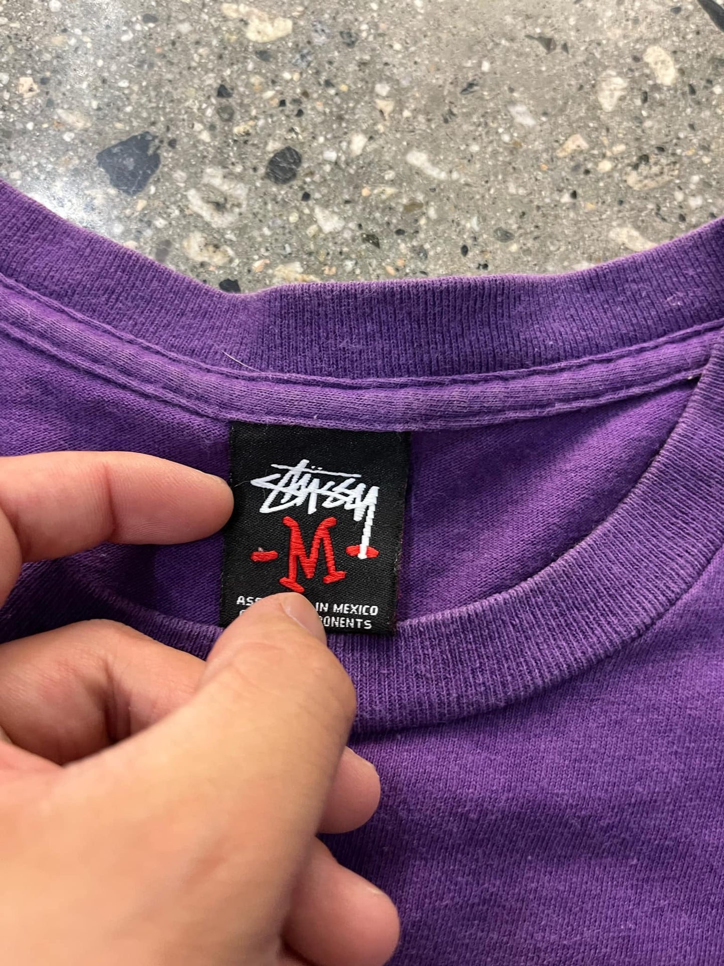 (M) Mid 2000s Stussy Purple Tee