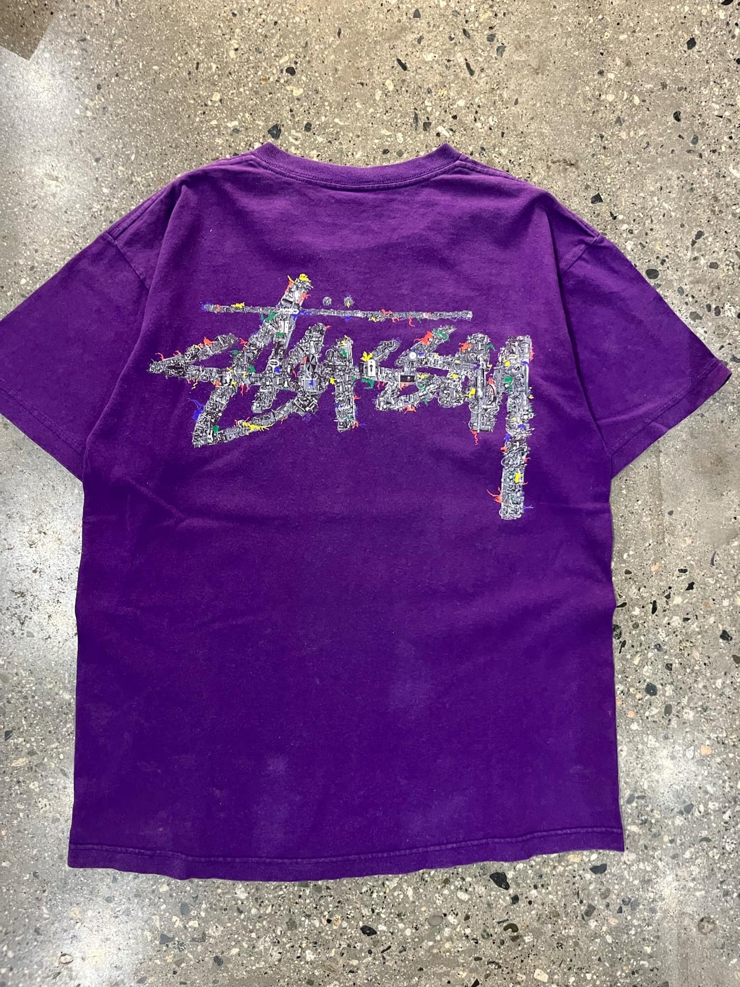 (M) Mid 2000s Stussy Purple Tee