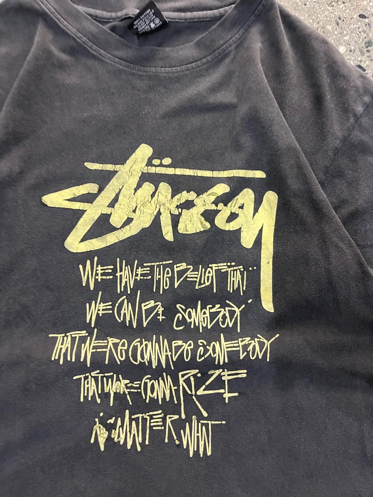 (L) Stussy Poetry Tee