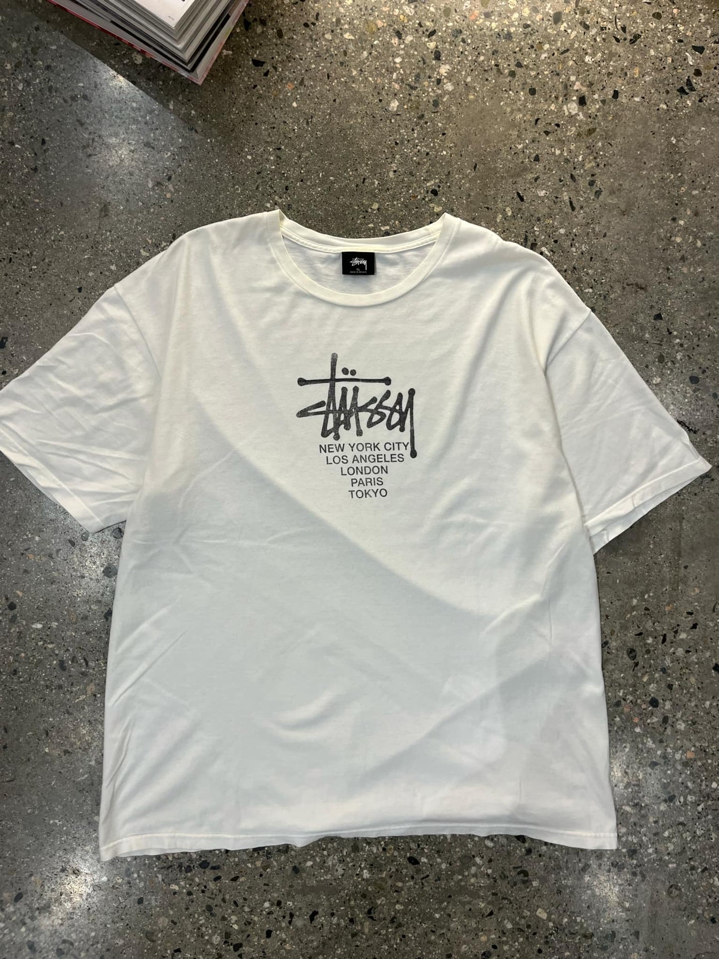 (XL) Stussy White Intl Tee