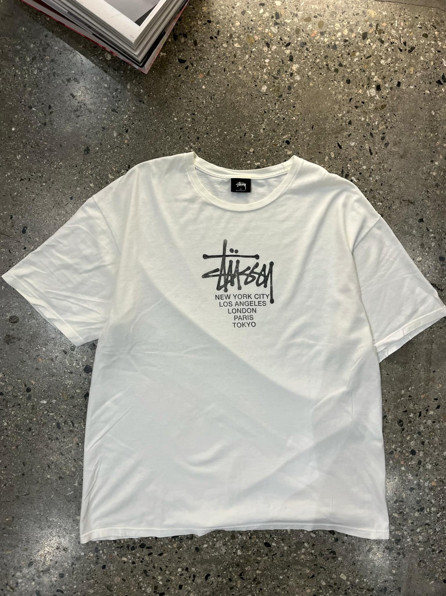 (XL) Stussy White Intl Tee