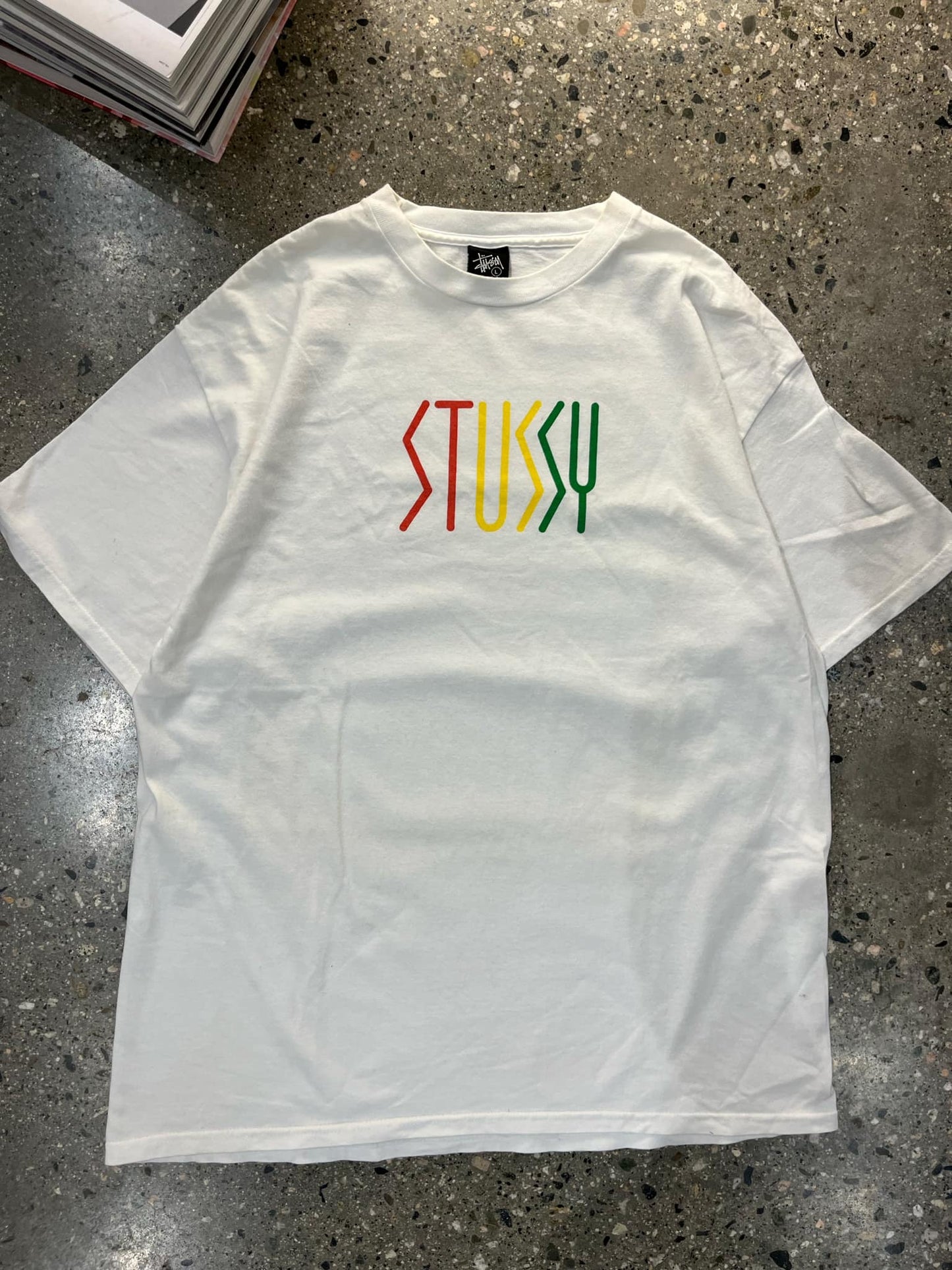 (L/XL) Stussy Script Tee