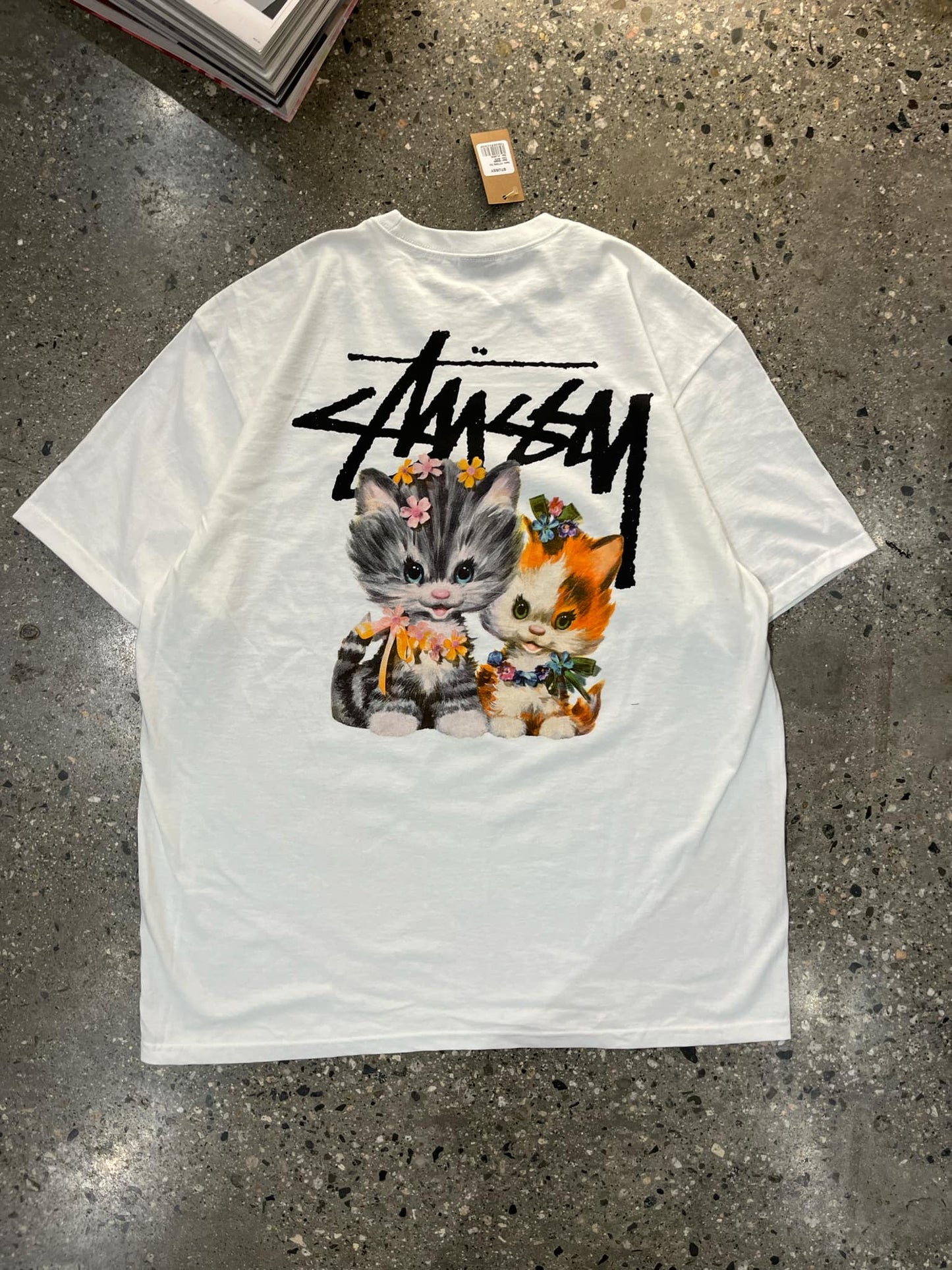 (2X) BNWT Stussy Kittens Tee