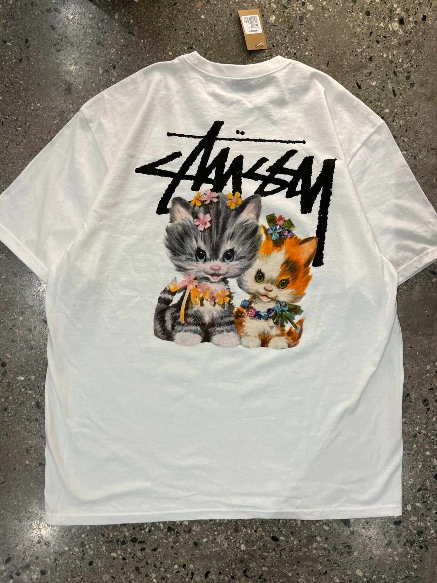 (2X) BNWT Stussy Kittens Tee