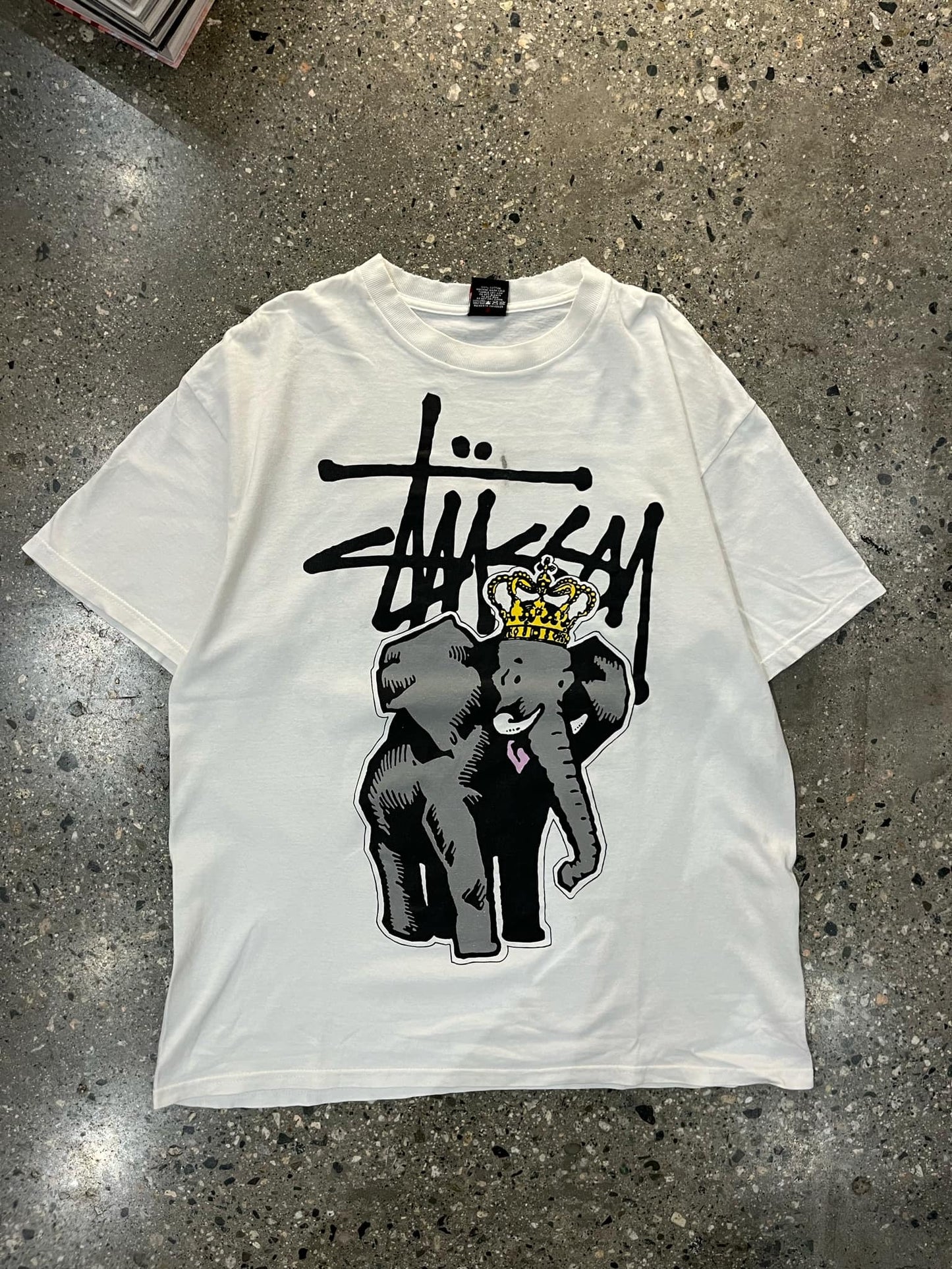 (L) 2000s Stussy Large and Incharge Tee