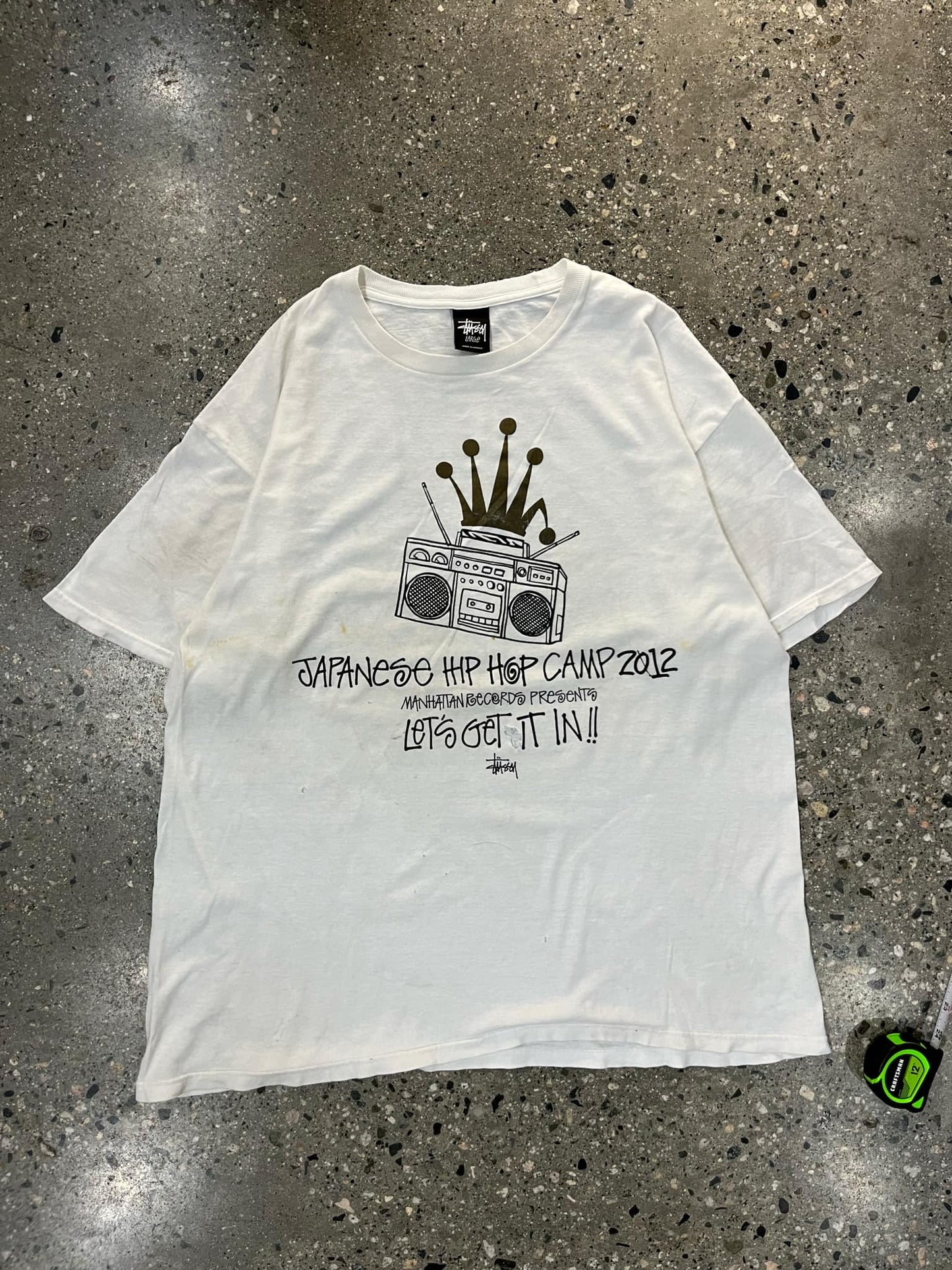 (L/XL) Stussy Japan Hip Hop Tee