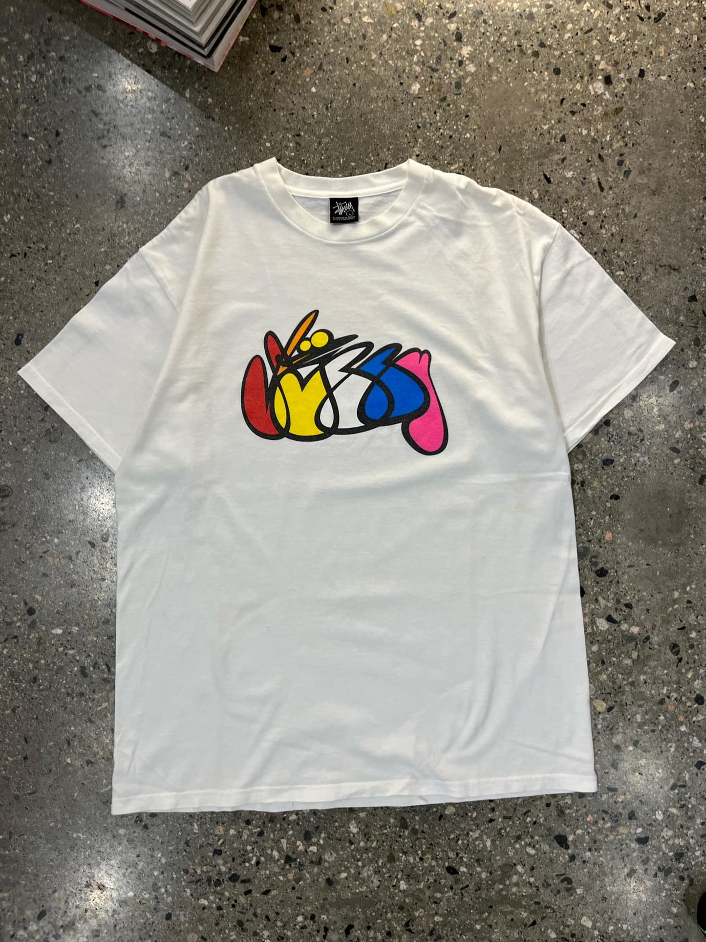 (L/XL) Stussy Graffiti Tee