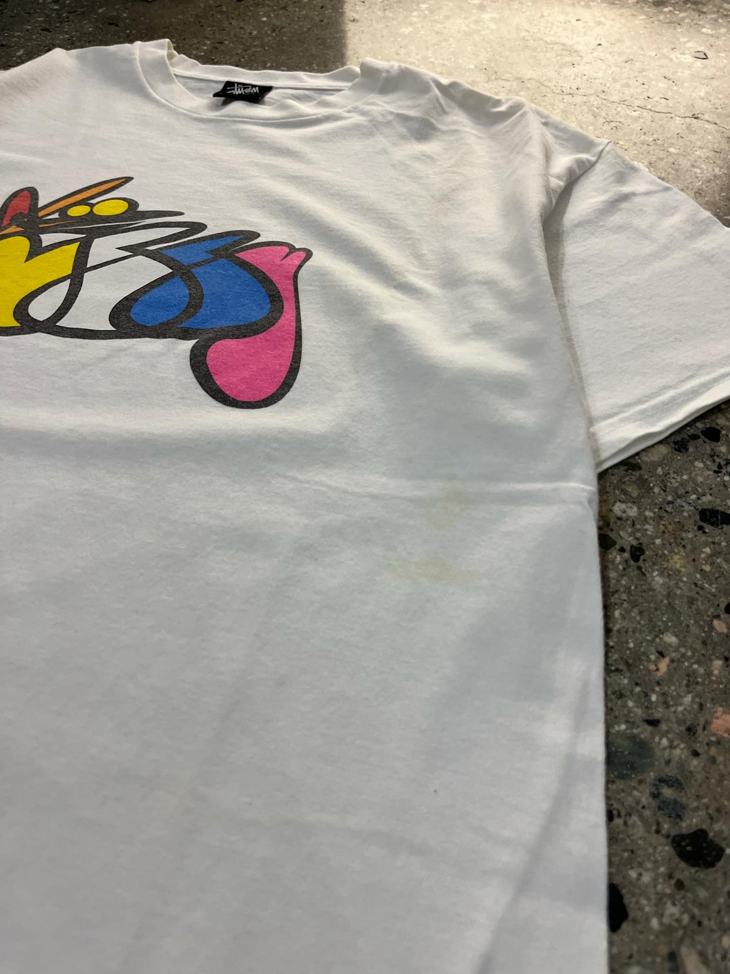 (L/XL) Stussy Graffiti Tee