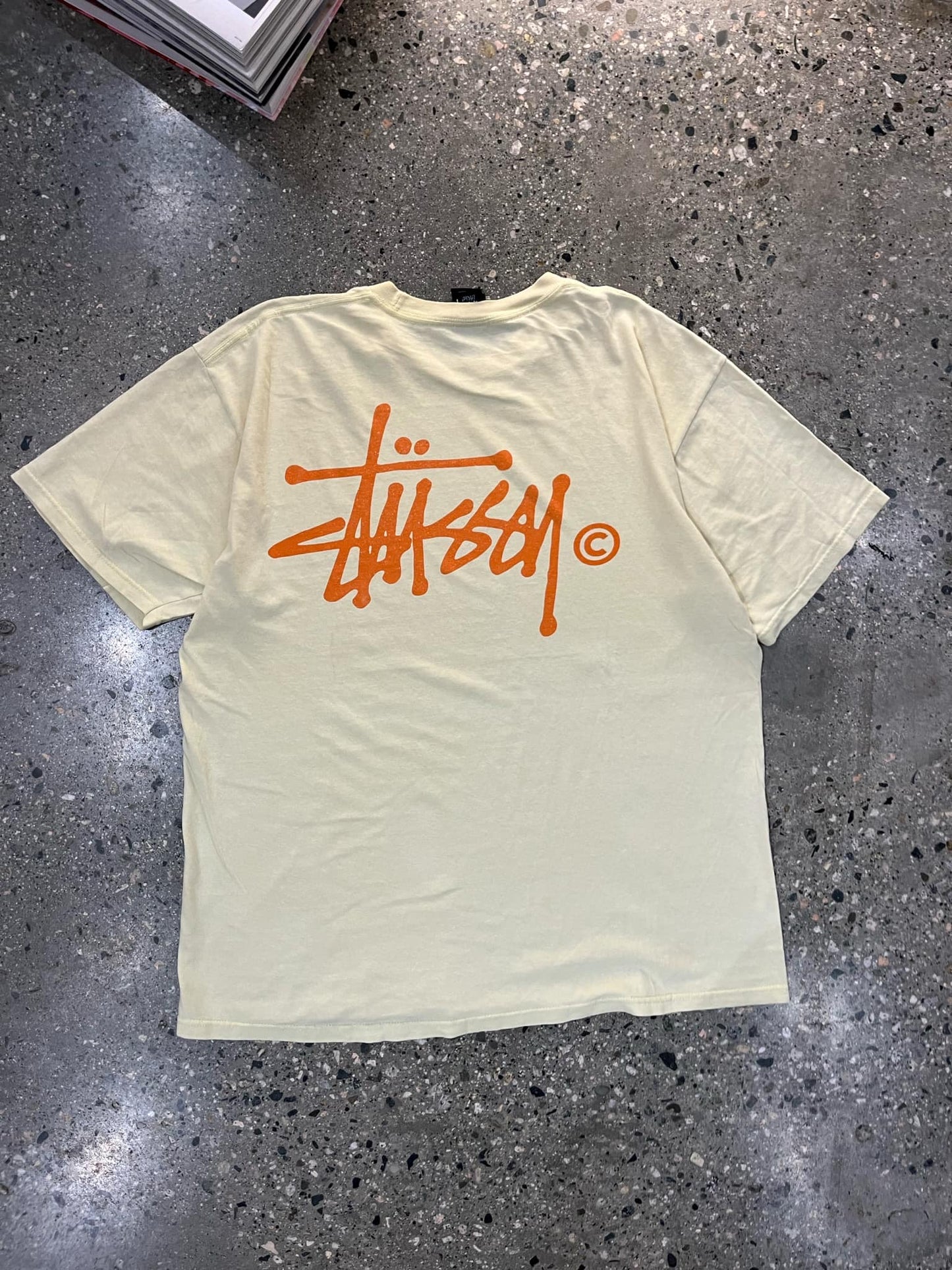 (L/XL) Stussy Script Tee