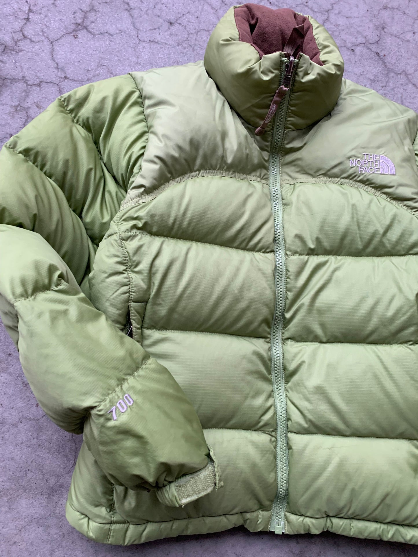 (XS) The North Face 700 Avocado Puffer