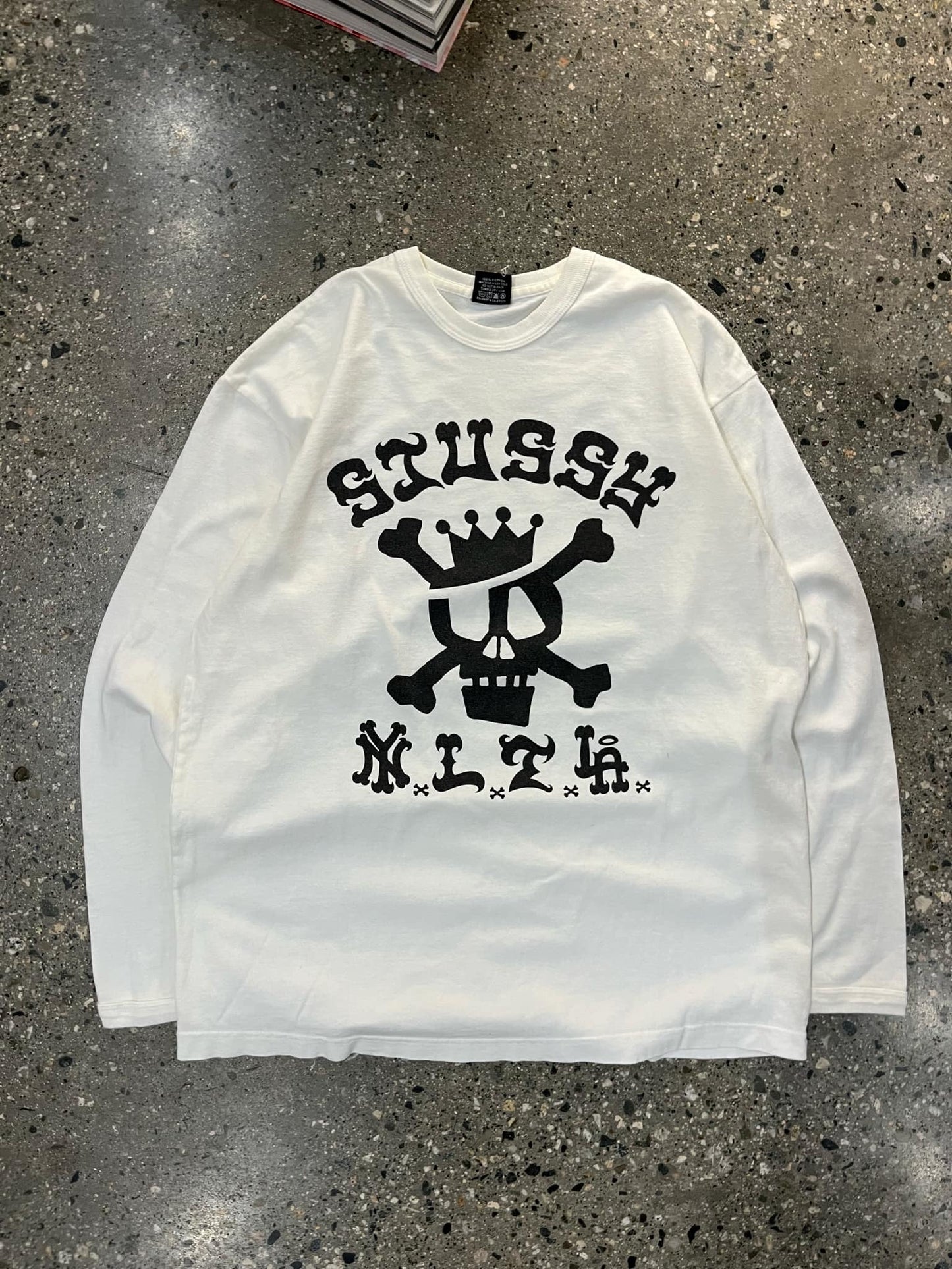 (L) Stussy Skull Intl LS