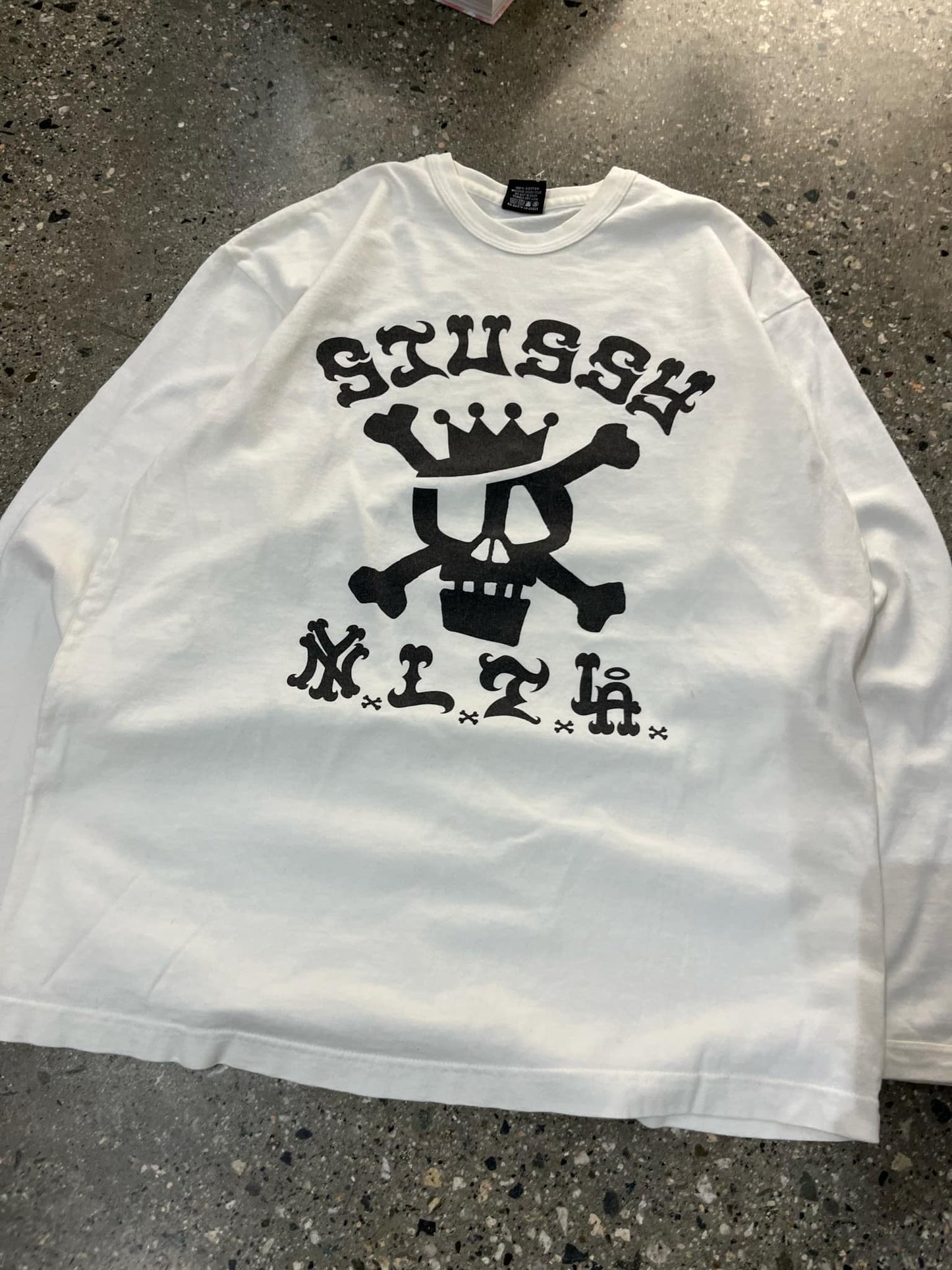 (L) Stussy Skull Intl LS