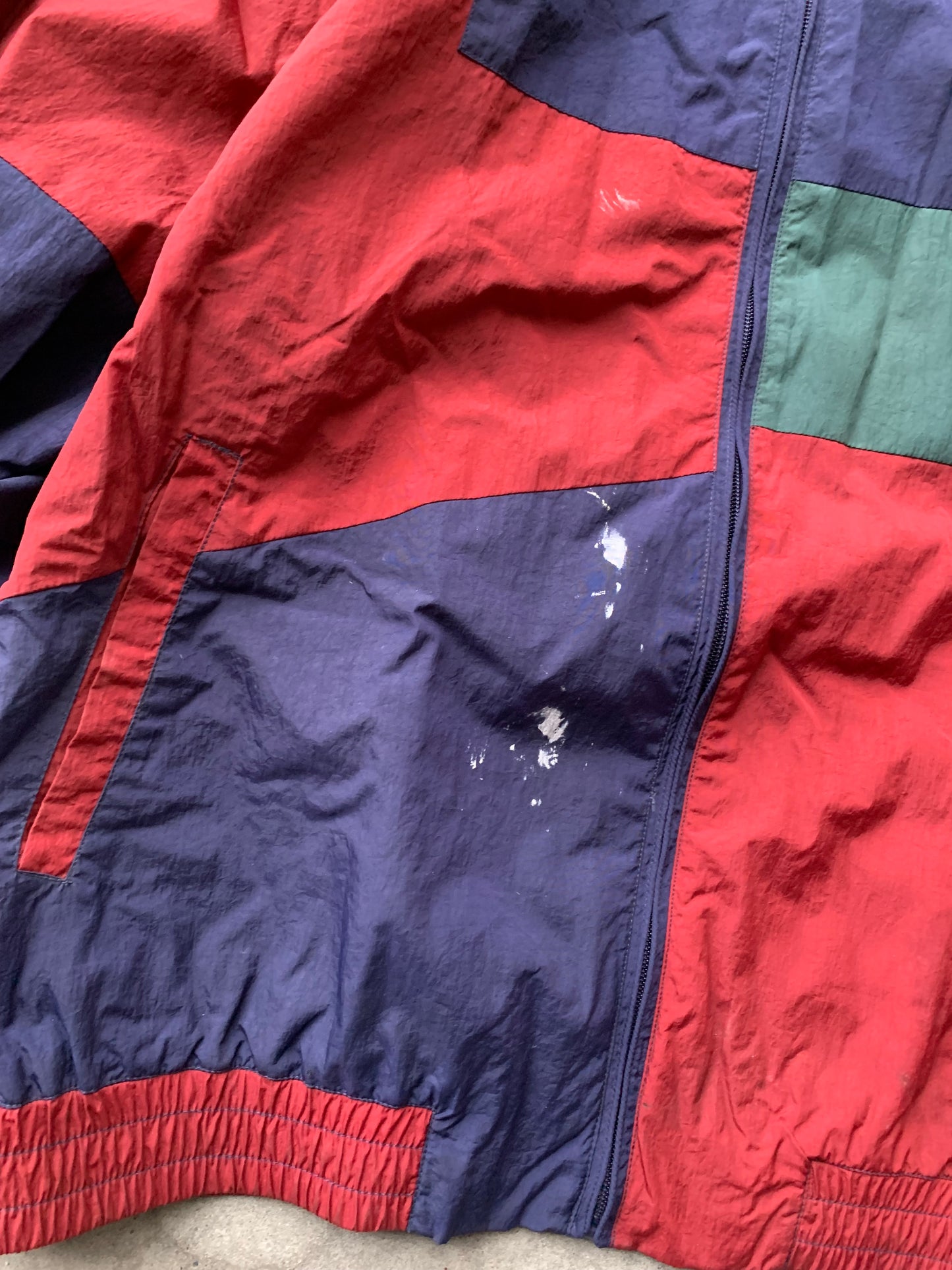 (L/XL) Stussy Colorblocking Windbreaker