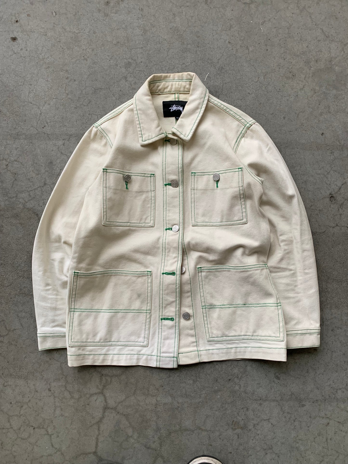 (XS) Stussy Contrast Stitch Workwear Chore