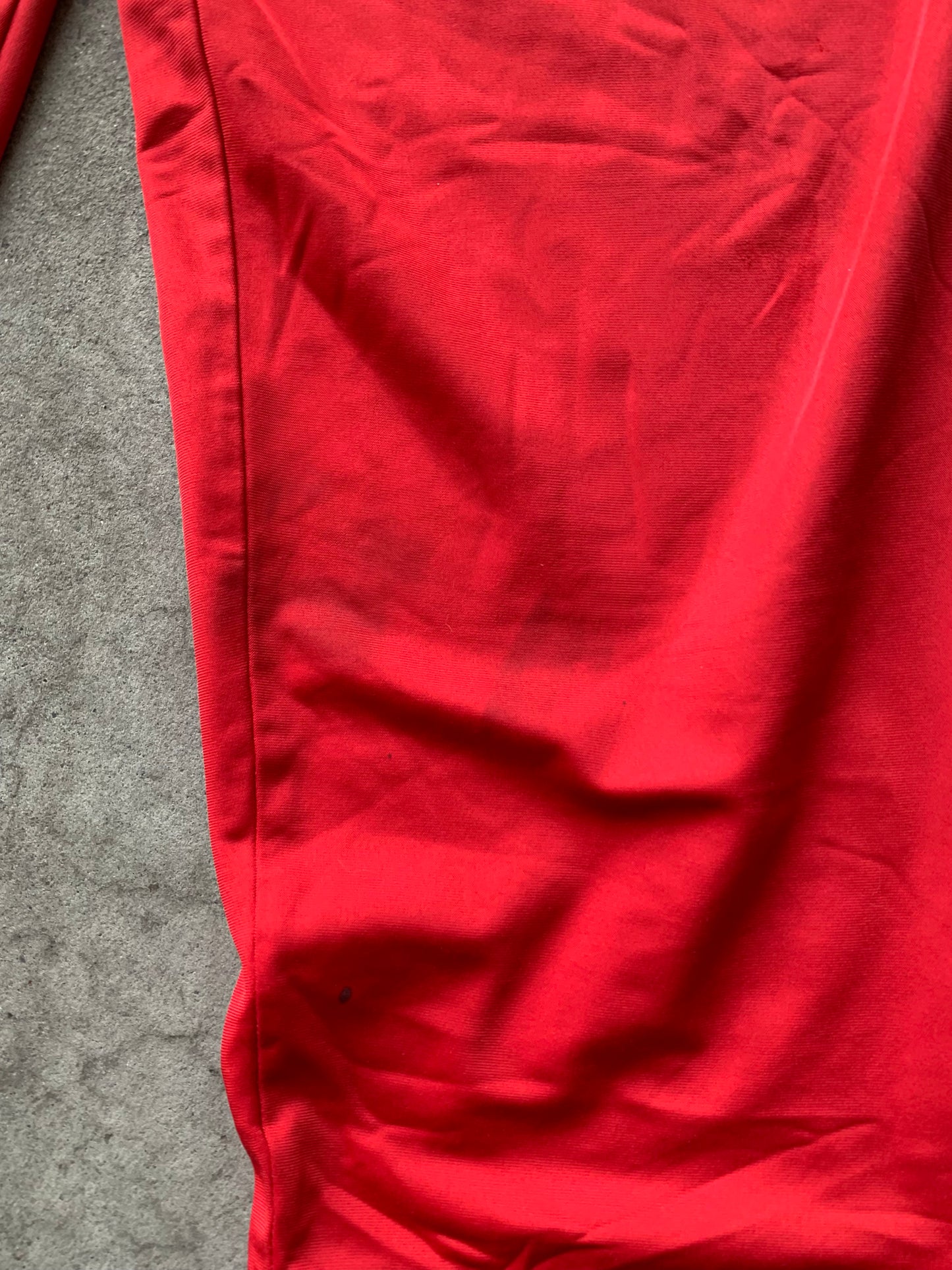 (L) 90’s Baggy Stussy Red Track Pant