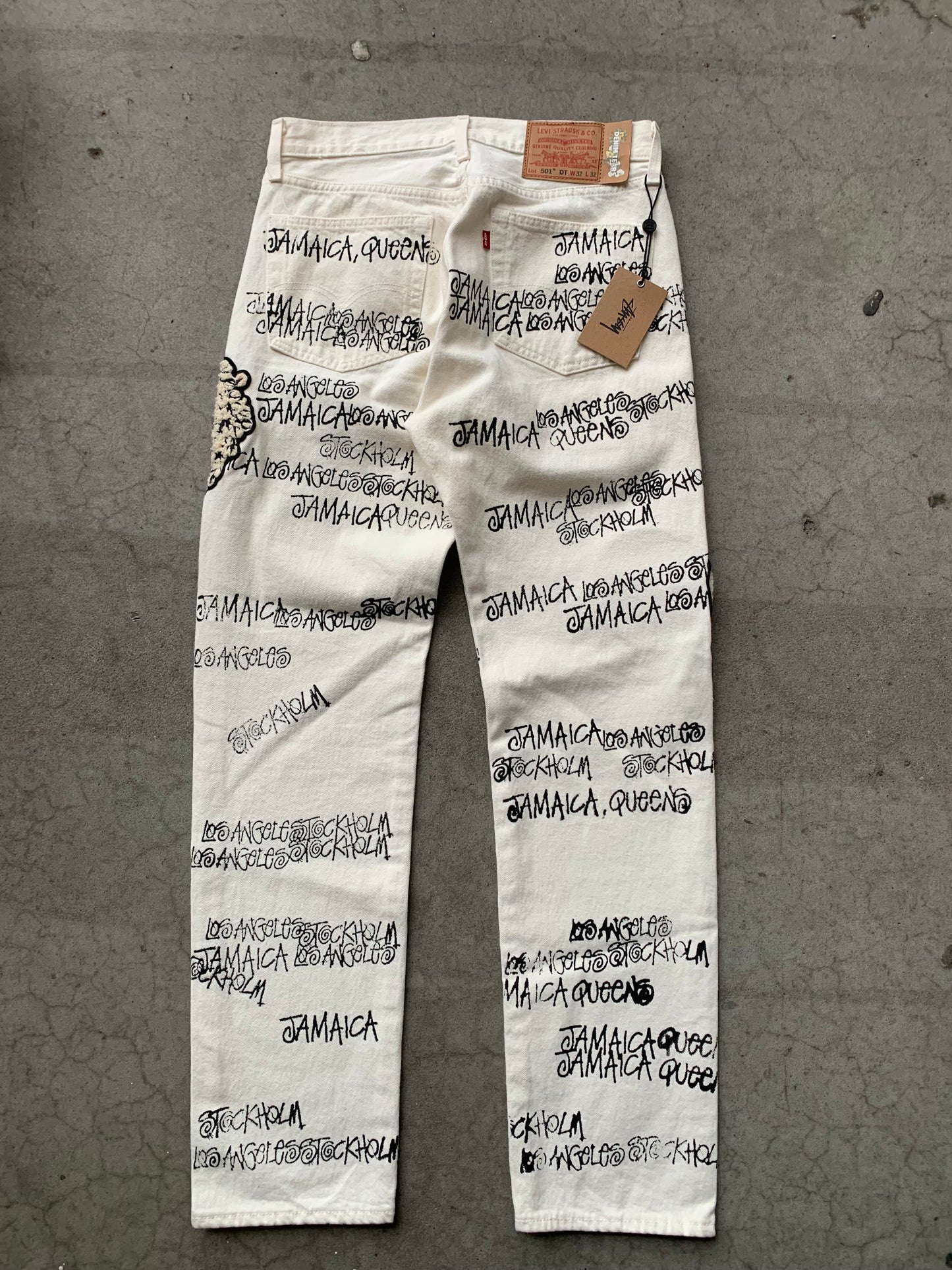 (32”) BNWT Stussy x Denim Tears TTL 501 Jeans