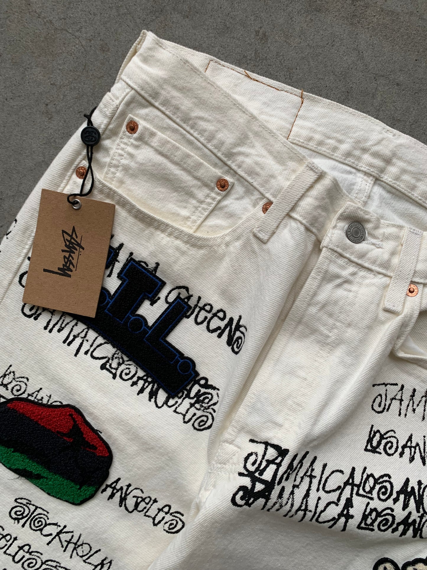 (32”) BNWT Stussy x Denim Tears TTL 501 Jeans