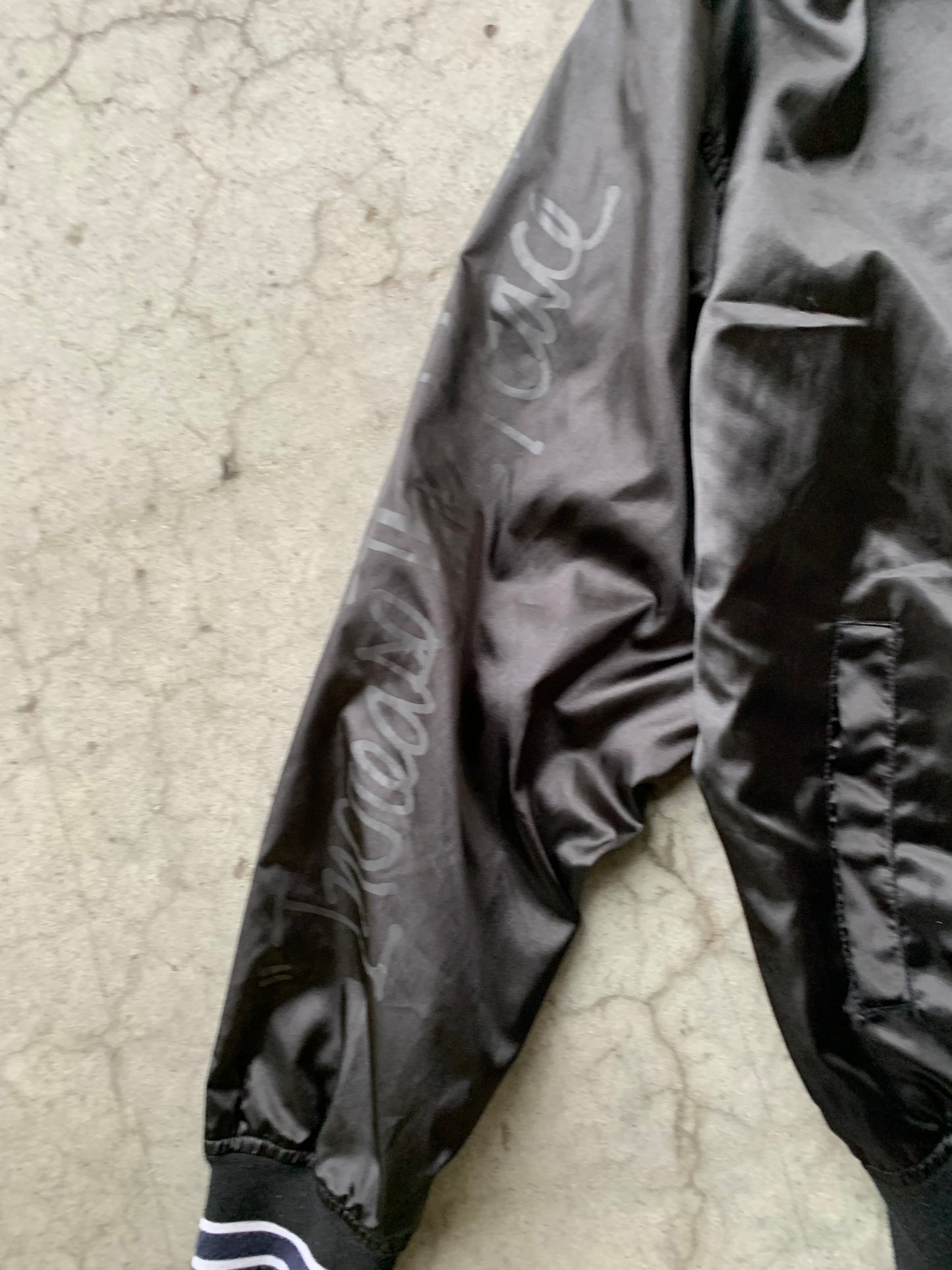 (M) Stussy Increase The Peace Satin Bomber Jkt