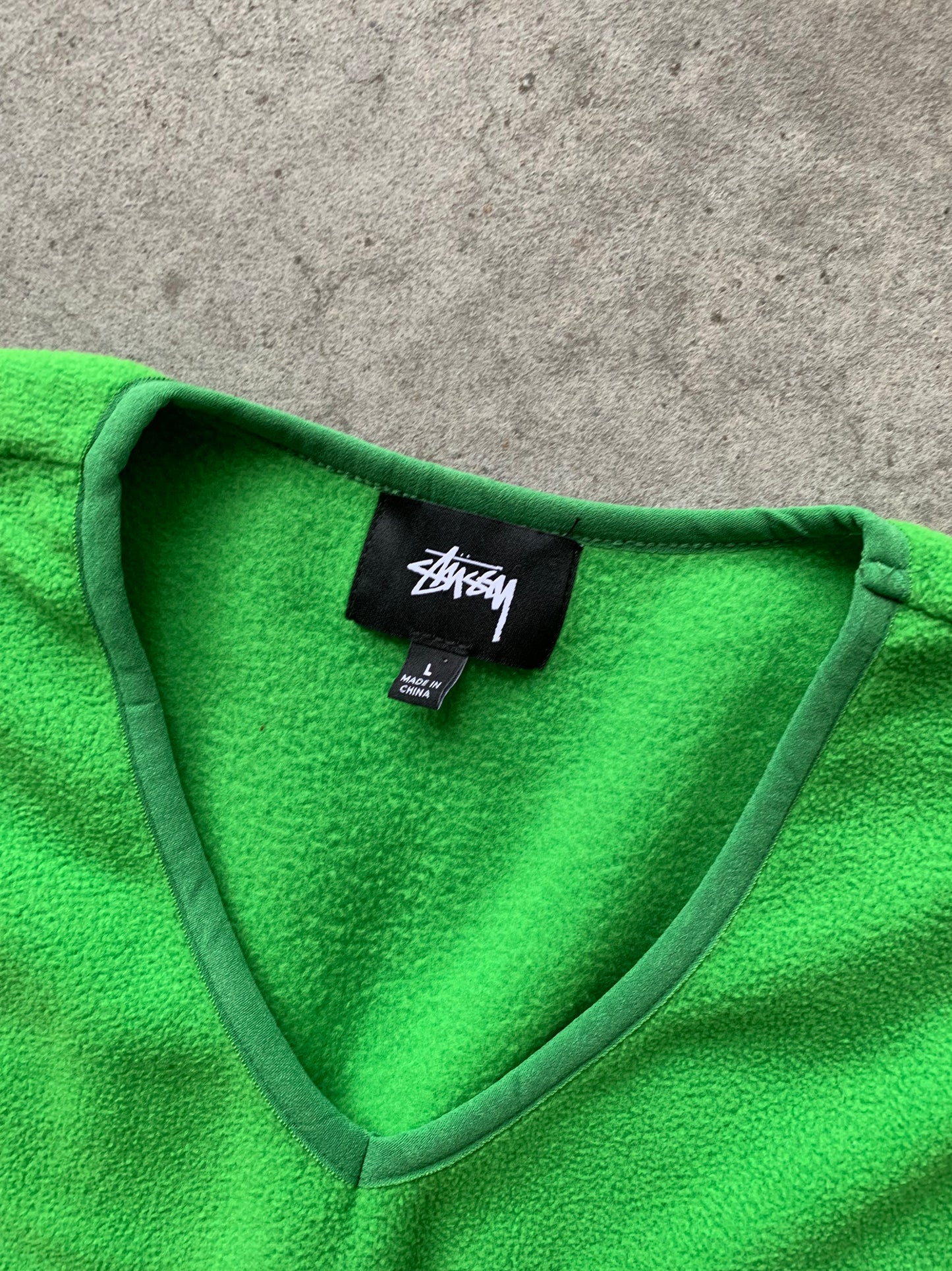 (S/M) Stussy Fleece Pullover Vest