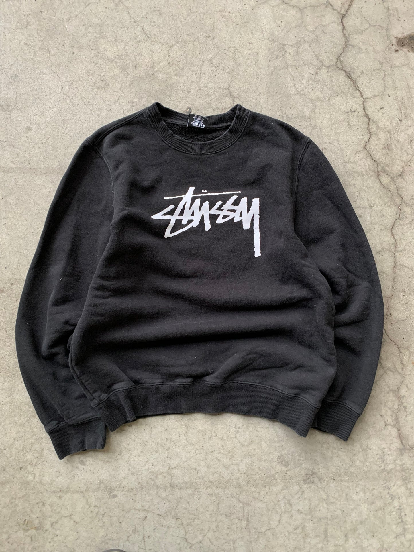 (XS/S) Stussy Script Crewneck