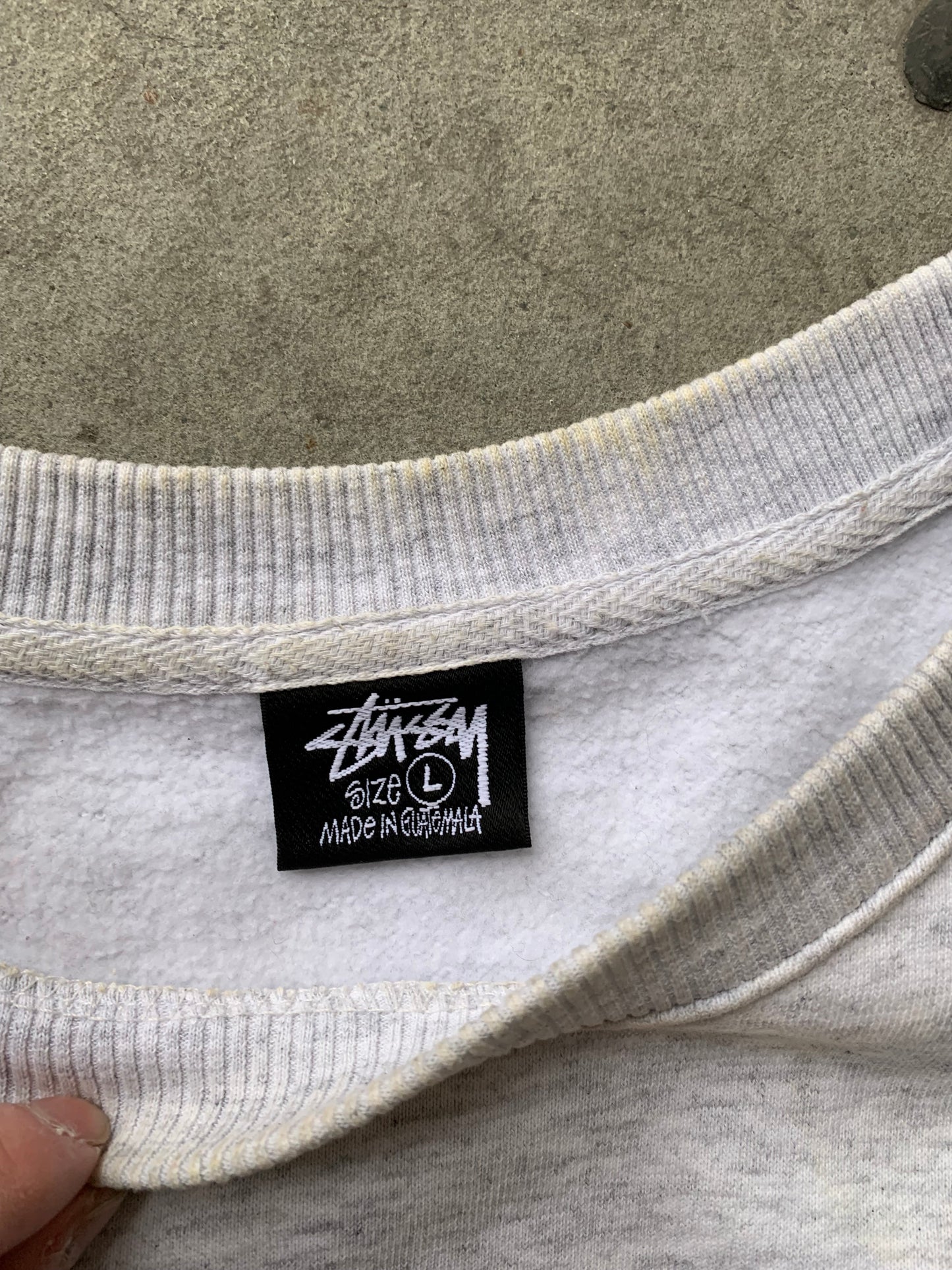 (L) Stussy Lion Crewneck