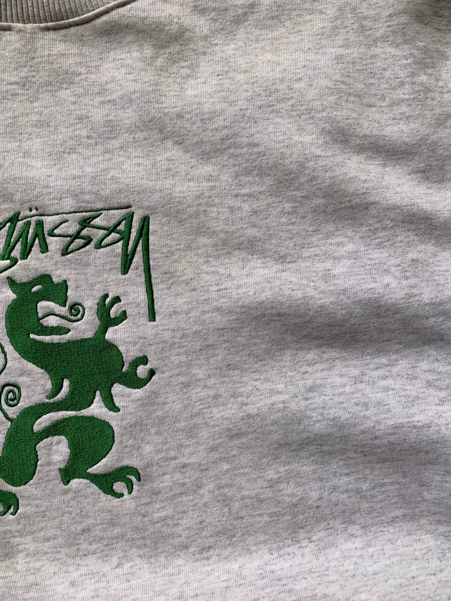 (L) Stussy Lion Crewneck