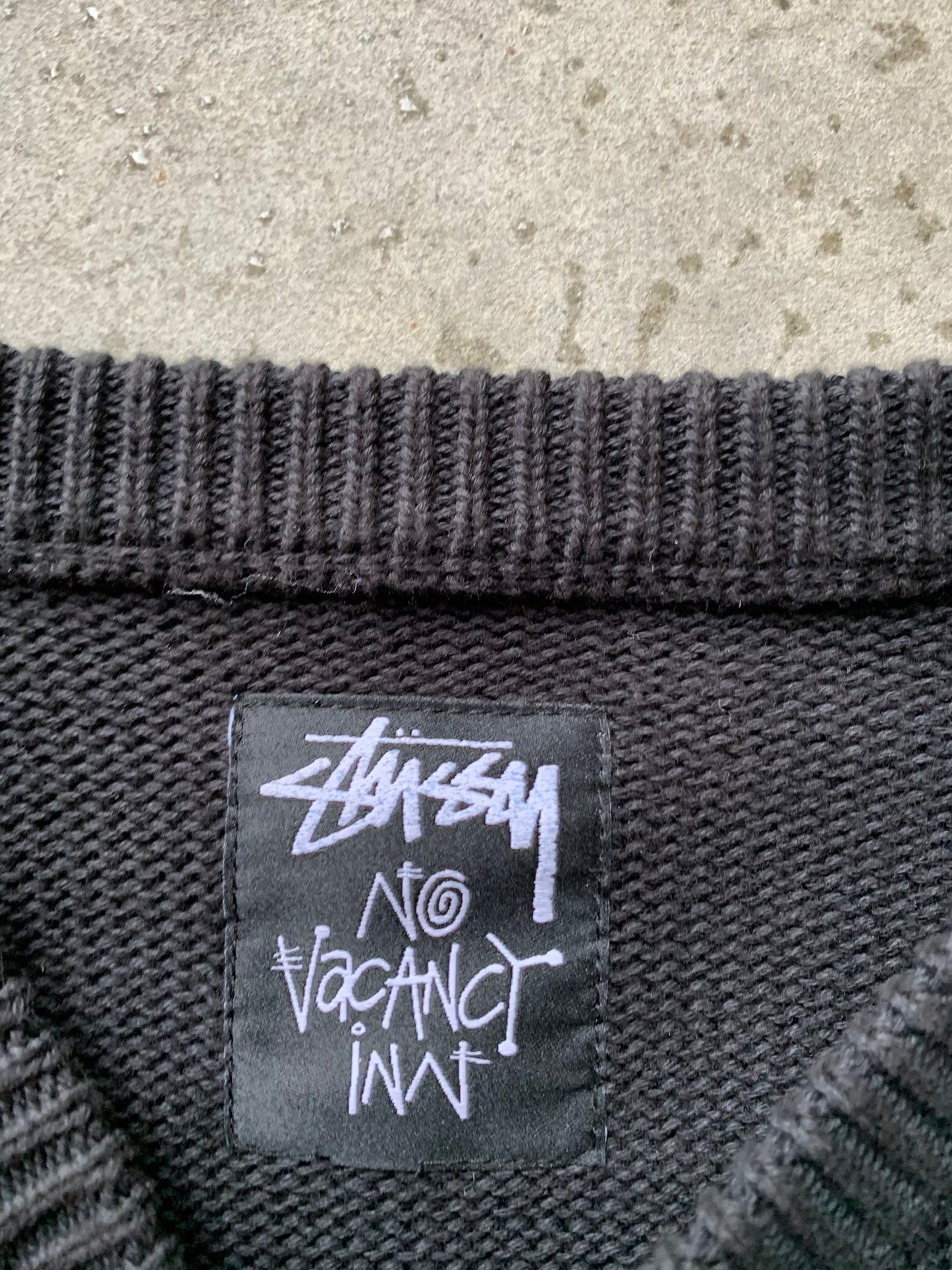 (S) Stussy x No Vacacy Inn Knit Sweater