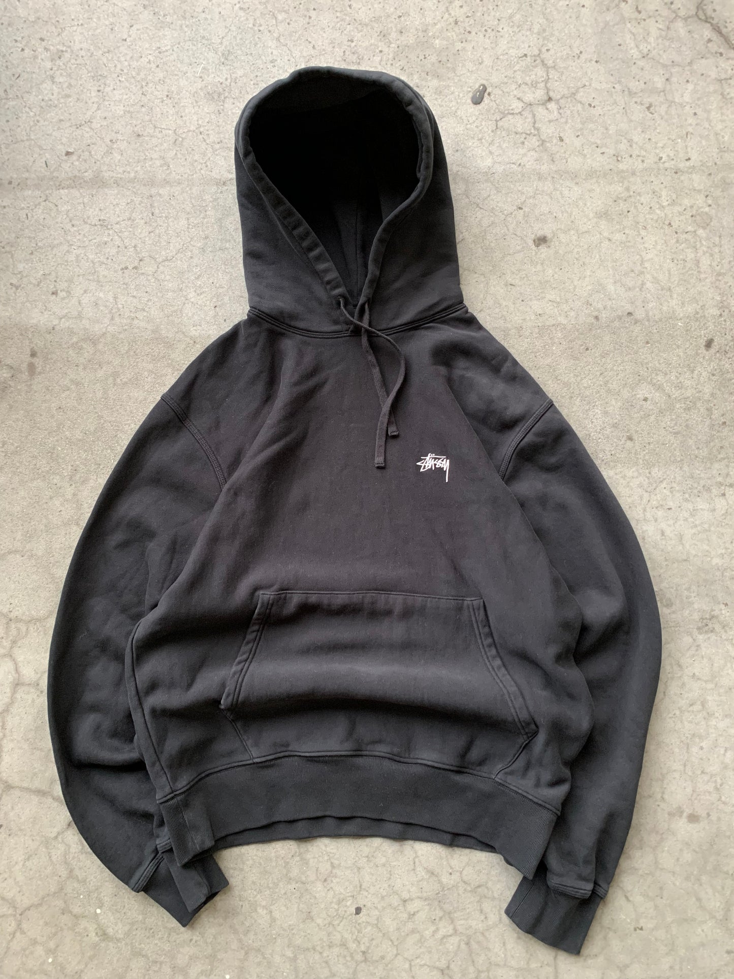 (M) Stussy Black Hoodie