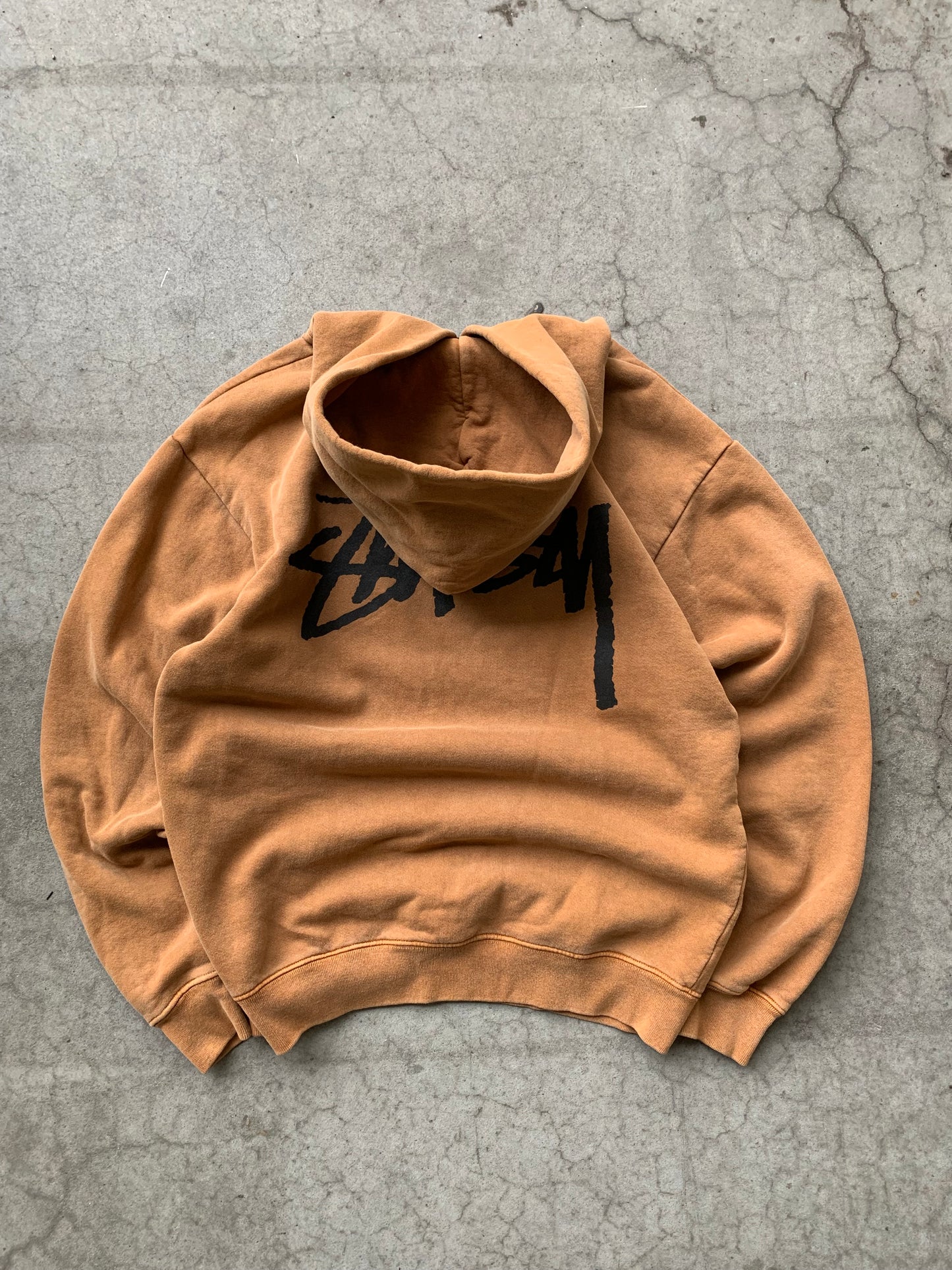 (L) Stussy x Our Legacy Cafe Brown Hoodie