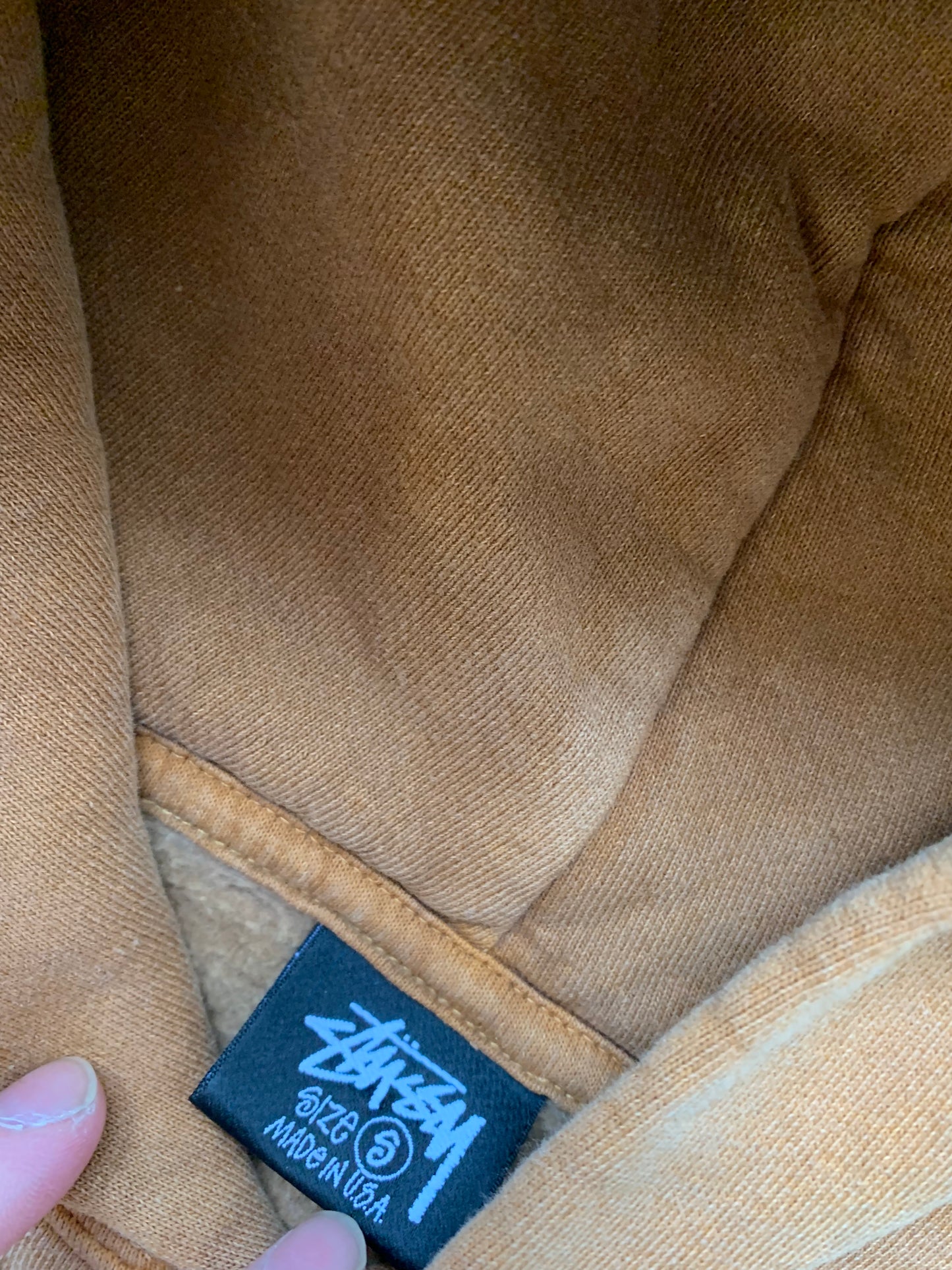 (L) Stussy x Our Legacy Cafe Brown Hoodie