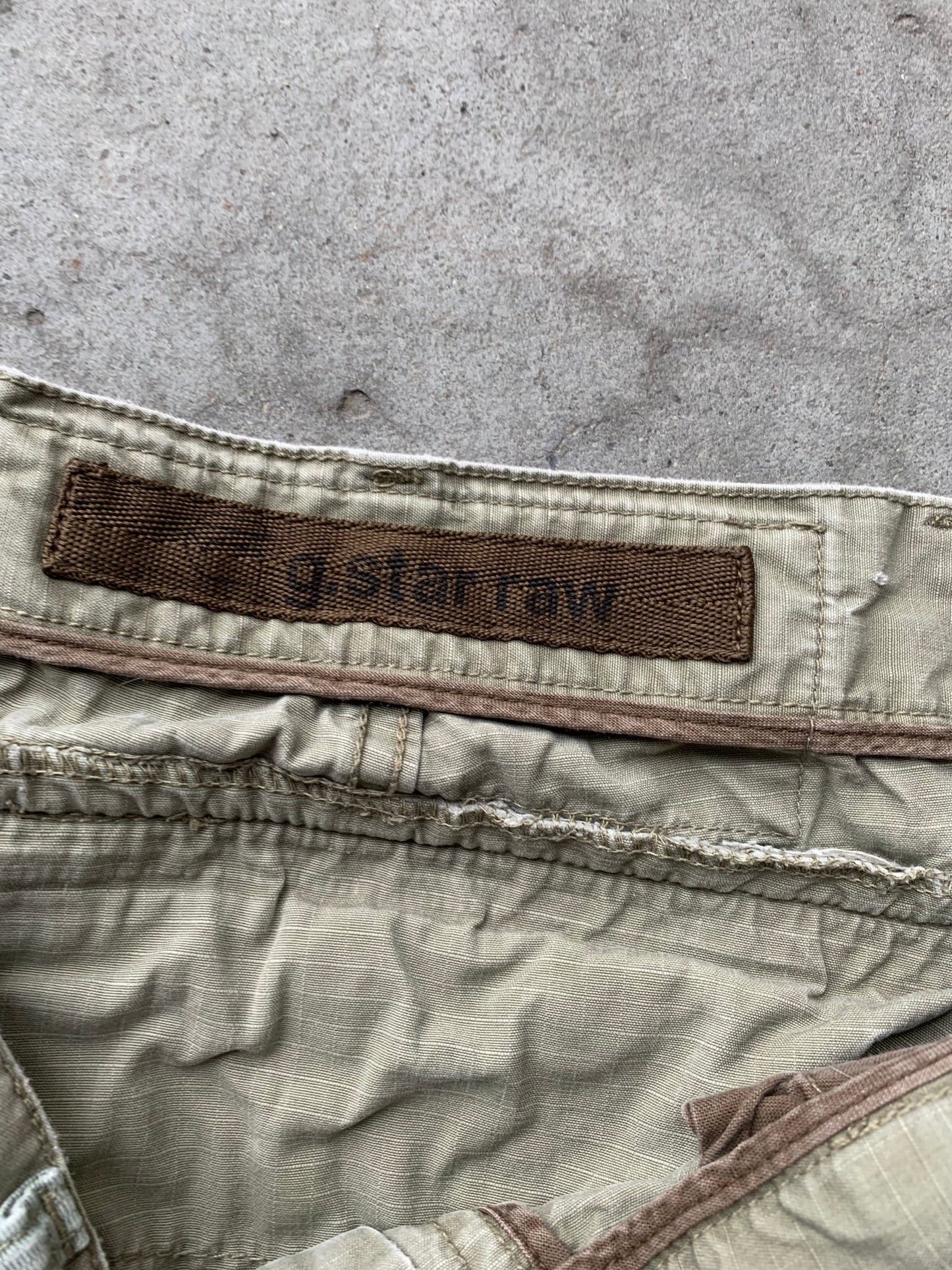 (34”) G-Star Raw Multi Pocket Utility Cargos