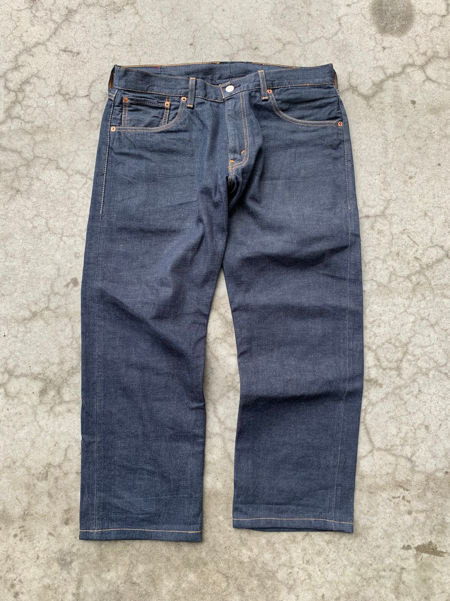 (34”) Kaws x Levi’s Raw Selvedge Denim