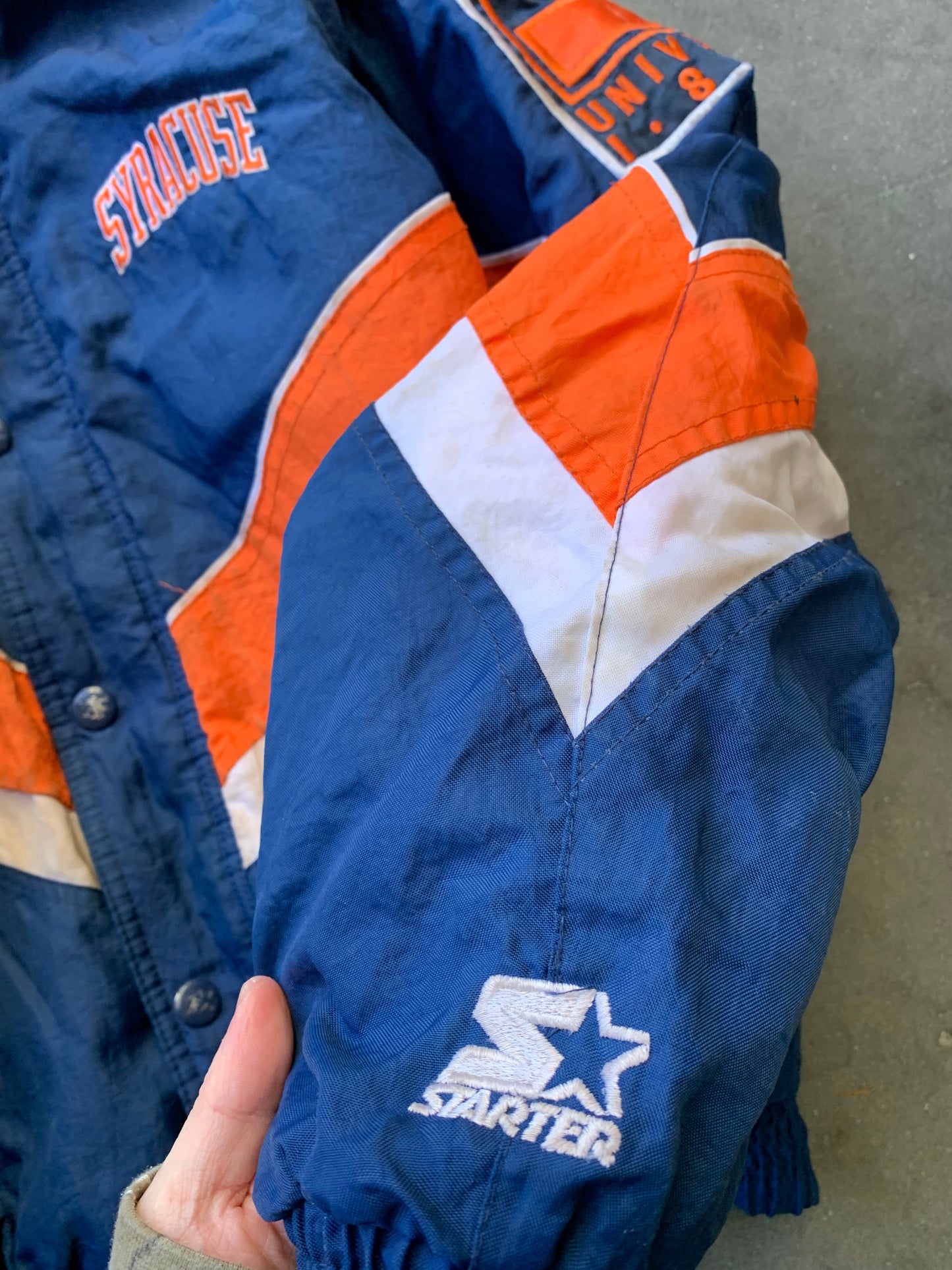 (M) U of Syracuse Starter Jacket