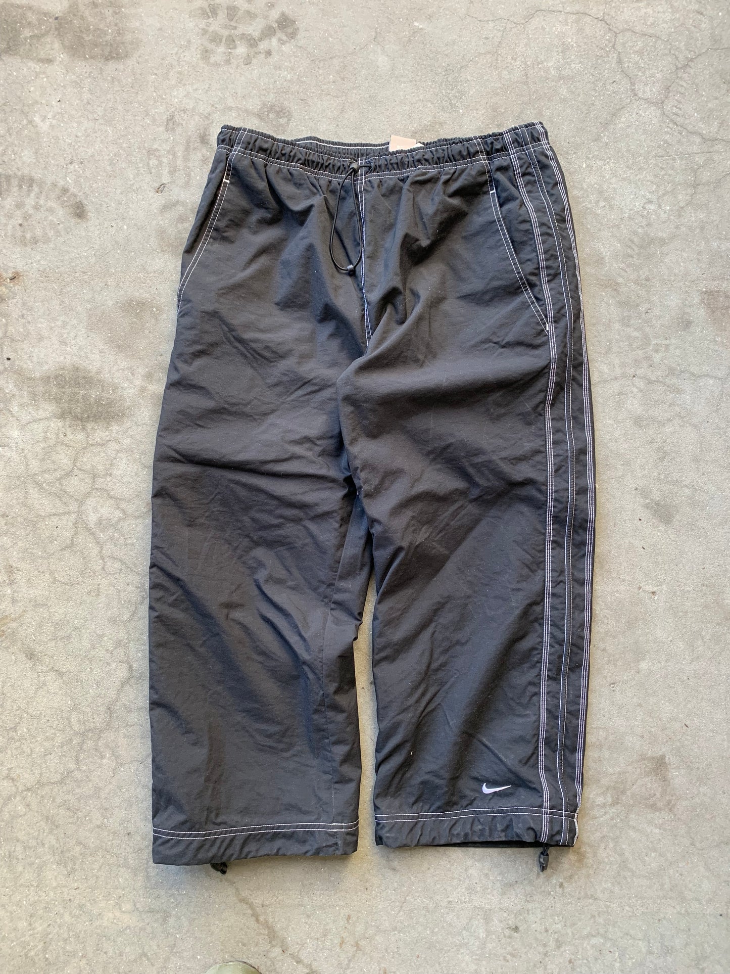 (S) 00’s Nike Contrast Stitch Windbreaker Parachute Pants